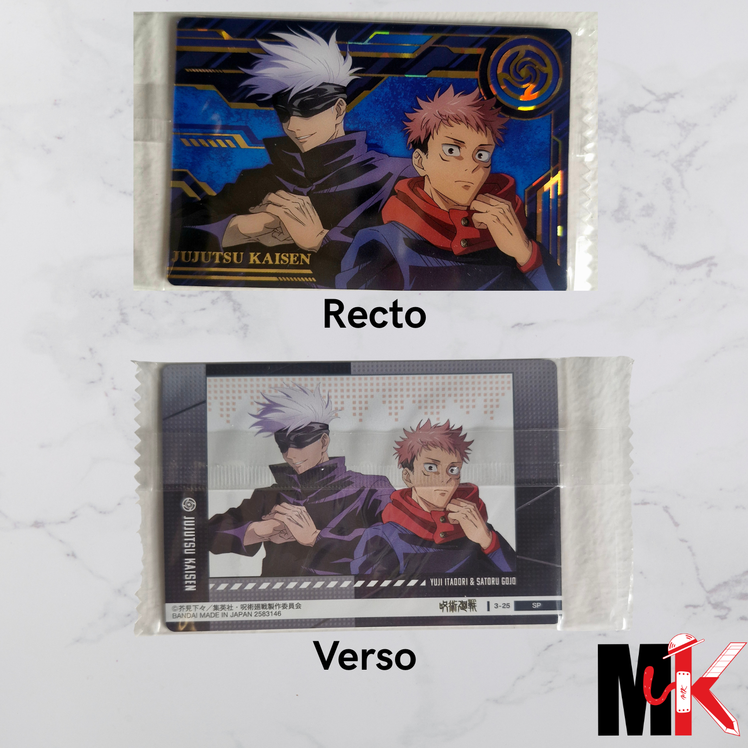 Jujutsu Kaisen Carte Wafers Part 3 - 25 SP