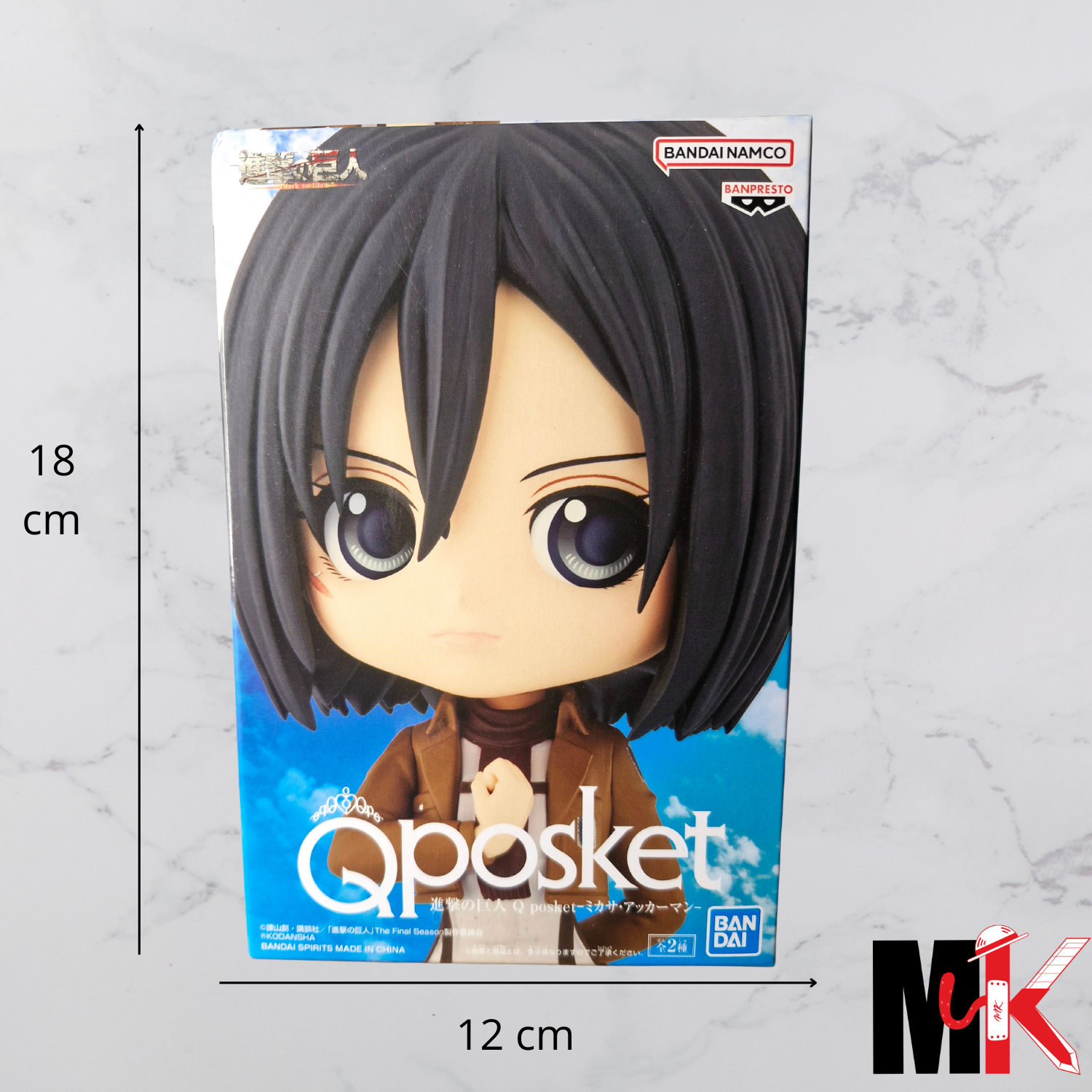 L Attaque des Titans Figurine QPosket Mikasa A