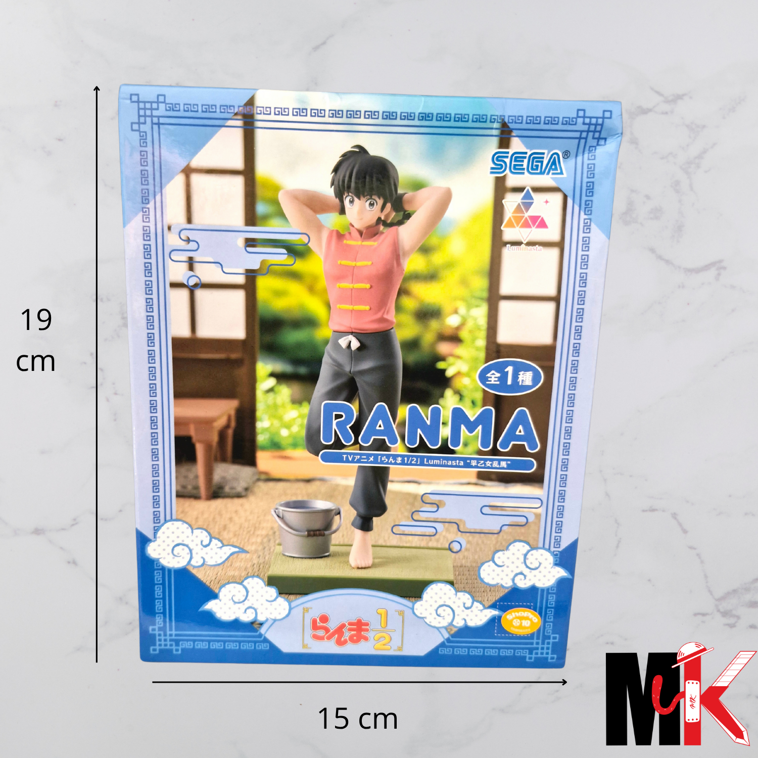 Ranma 1/2 Figurine Luminasta Ranma Saotome version homme