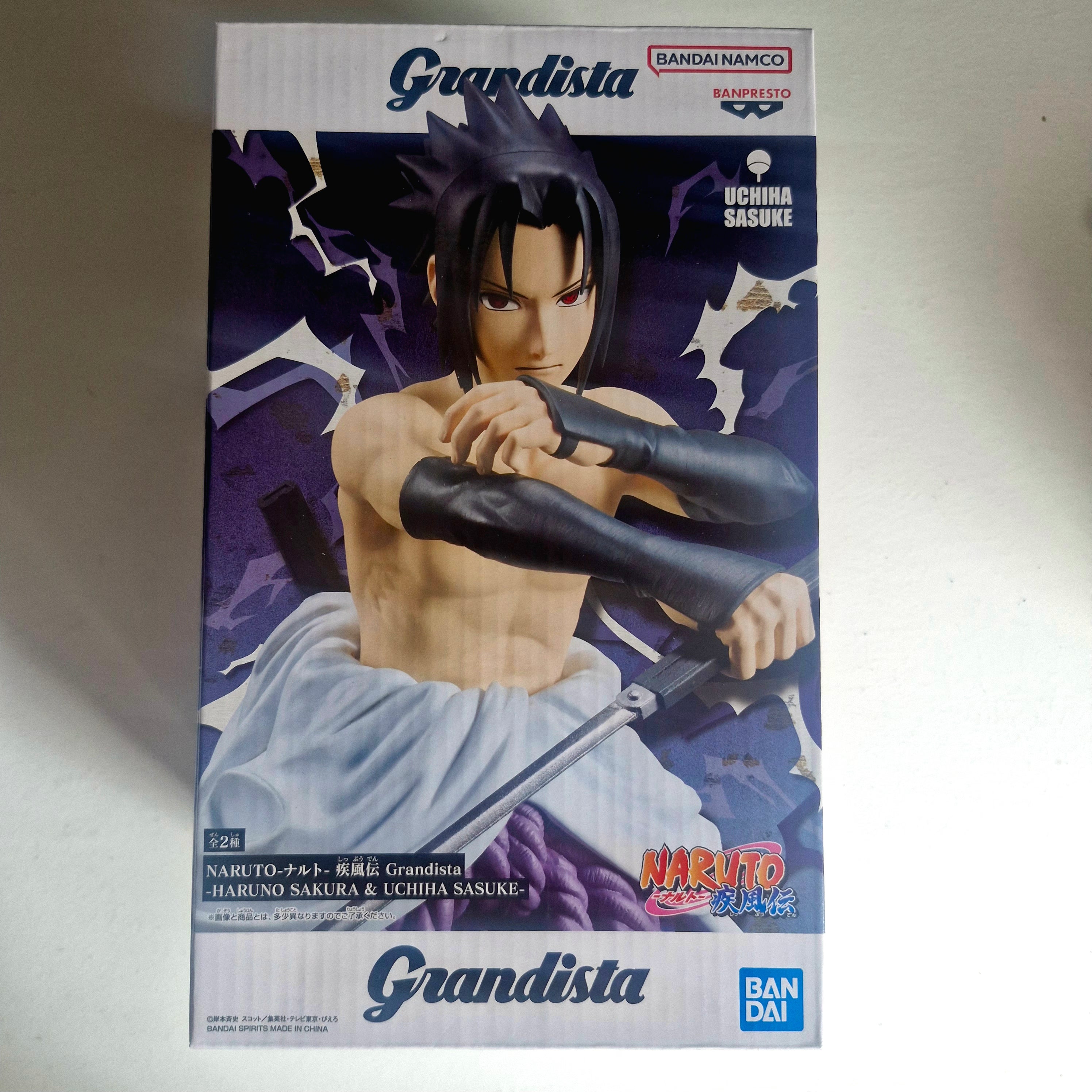 Naruto Figurine Grandista Sasuke Uchiha