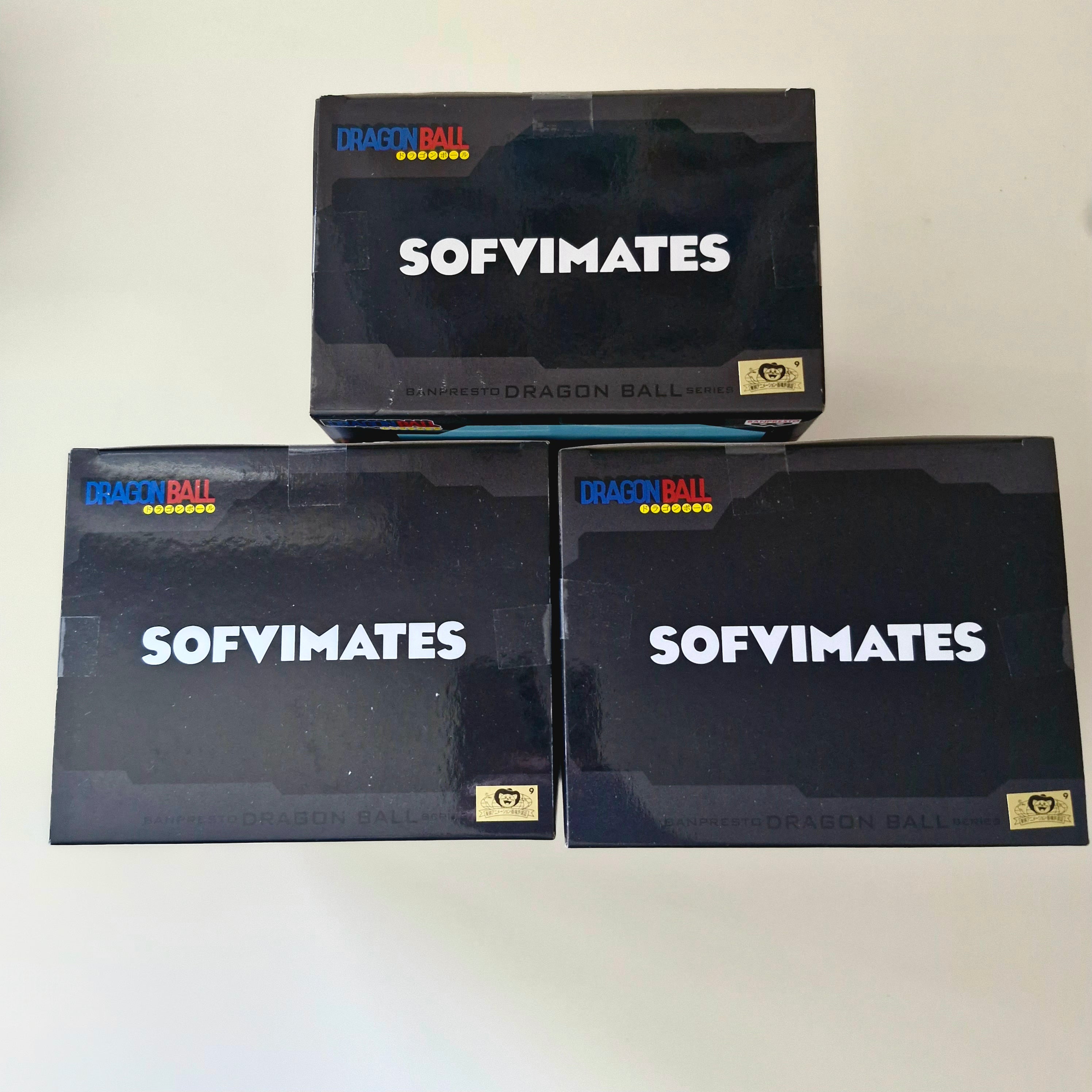 Dragon Ball Figurine Sofvimates lot de 3 : Goku, Krilin et Kame Sennin