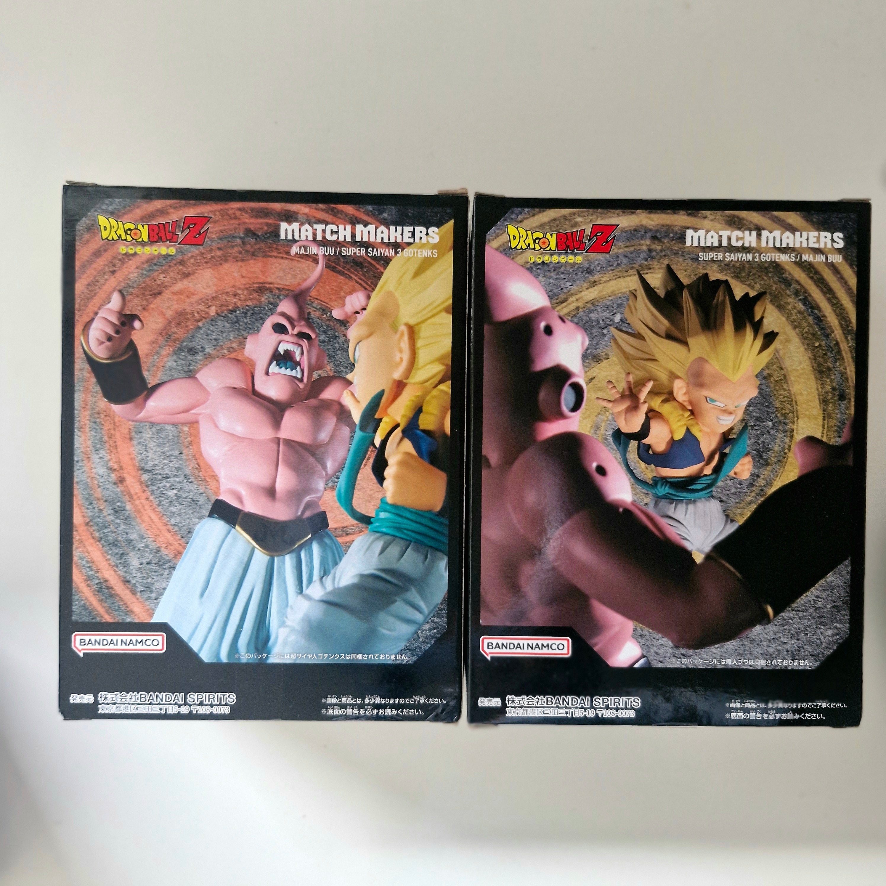 Dragon Ball Figurine Lot de 2 Match Makers Gotenks VS Buu