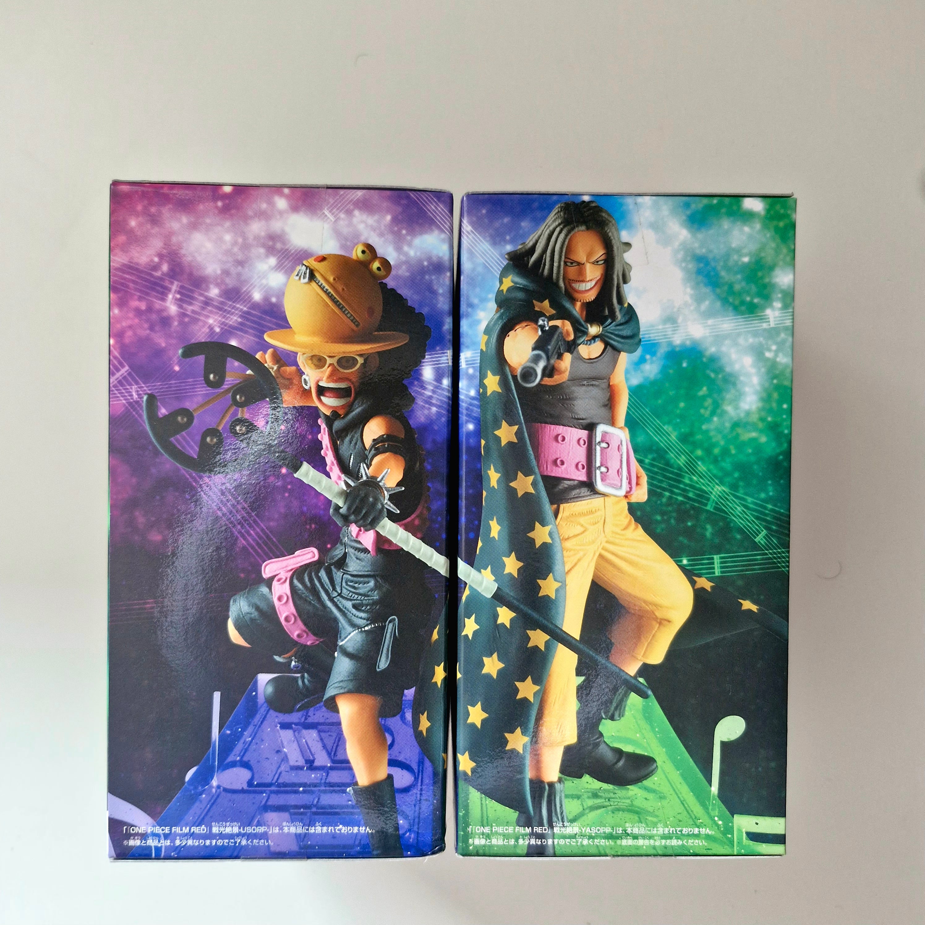 One Piece Figurine Lot de 2 figurines Senkouzekkei Yasopp & Usopp