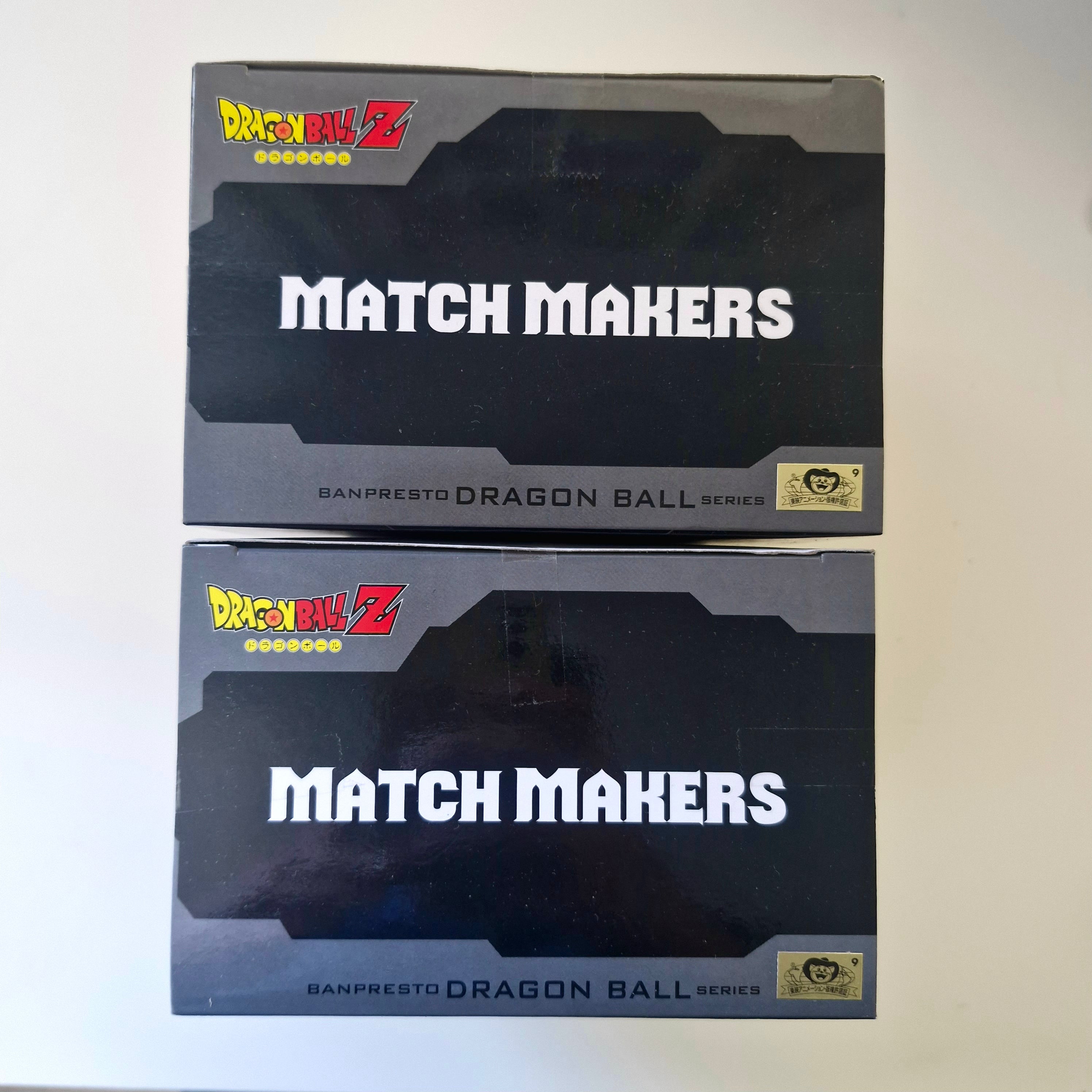Dragon Ball Figurine Lot de 2 Match Makers Goku SSJ2 VS Majin Vegeta