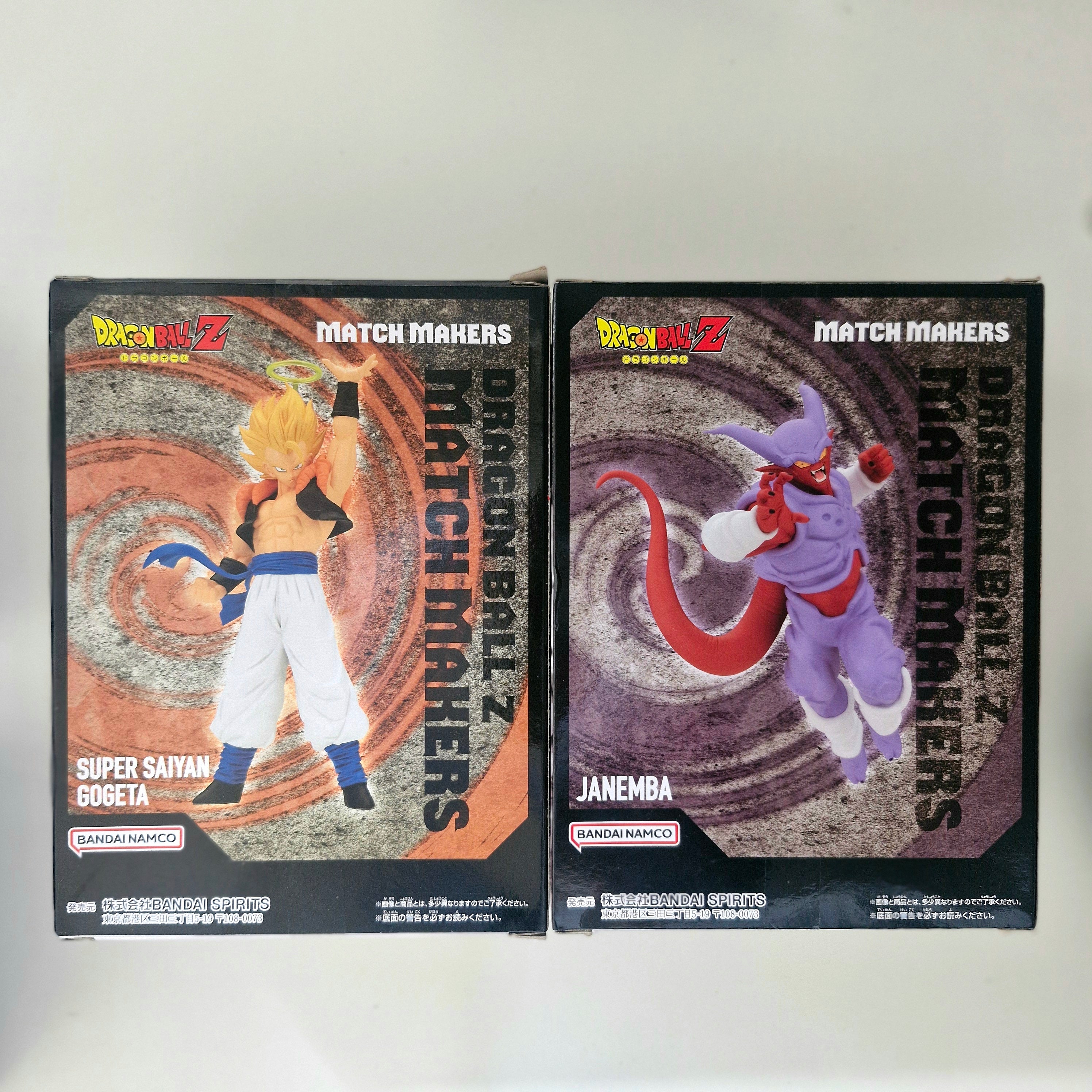 Dragon Ball Figurine Lot de 2 Match Makers Gogeta VS Janemba