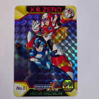 Megaman - Carte Carddass Rockman X Mega Mission 001