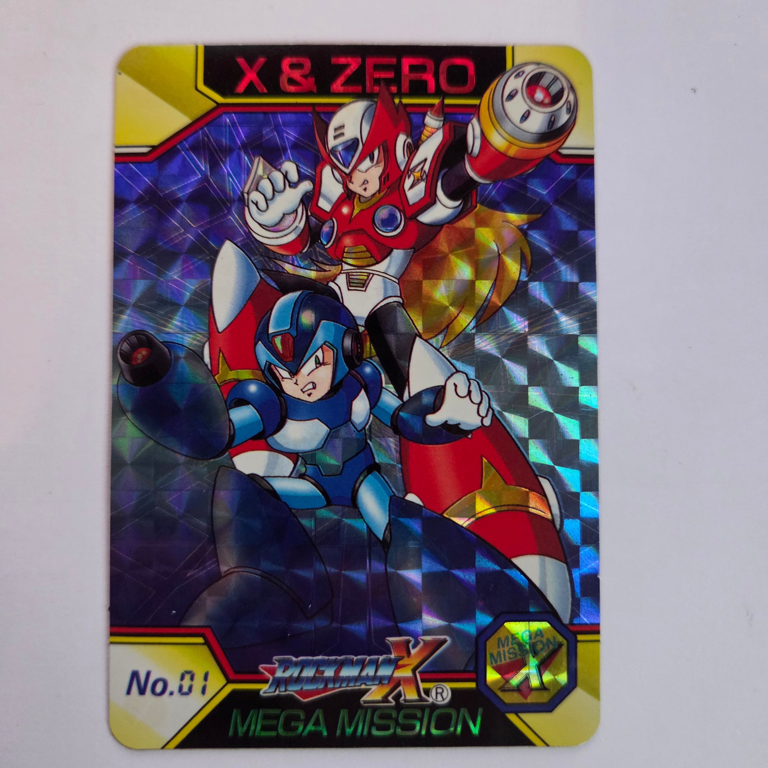 Megaman - Carte Carddass Rockman X Mega Mission 001
