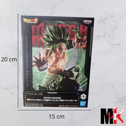 Dragon Ball Figurine Match Makers Broly version VS Gogeta Blue