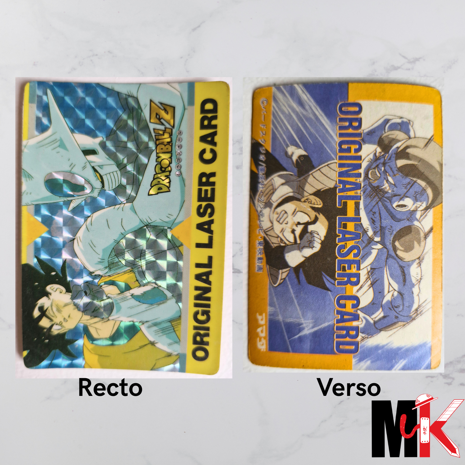 Dragon Ball - Carte Original Laser Card Part 01 - 005 état moyen