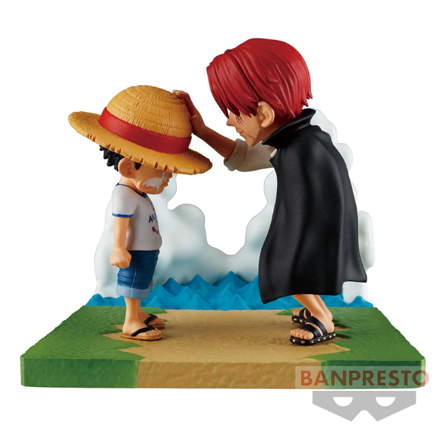 One Piece Figurine WCF Luffy & Shanks