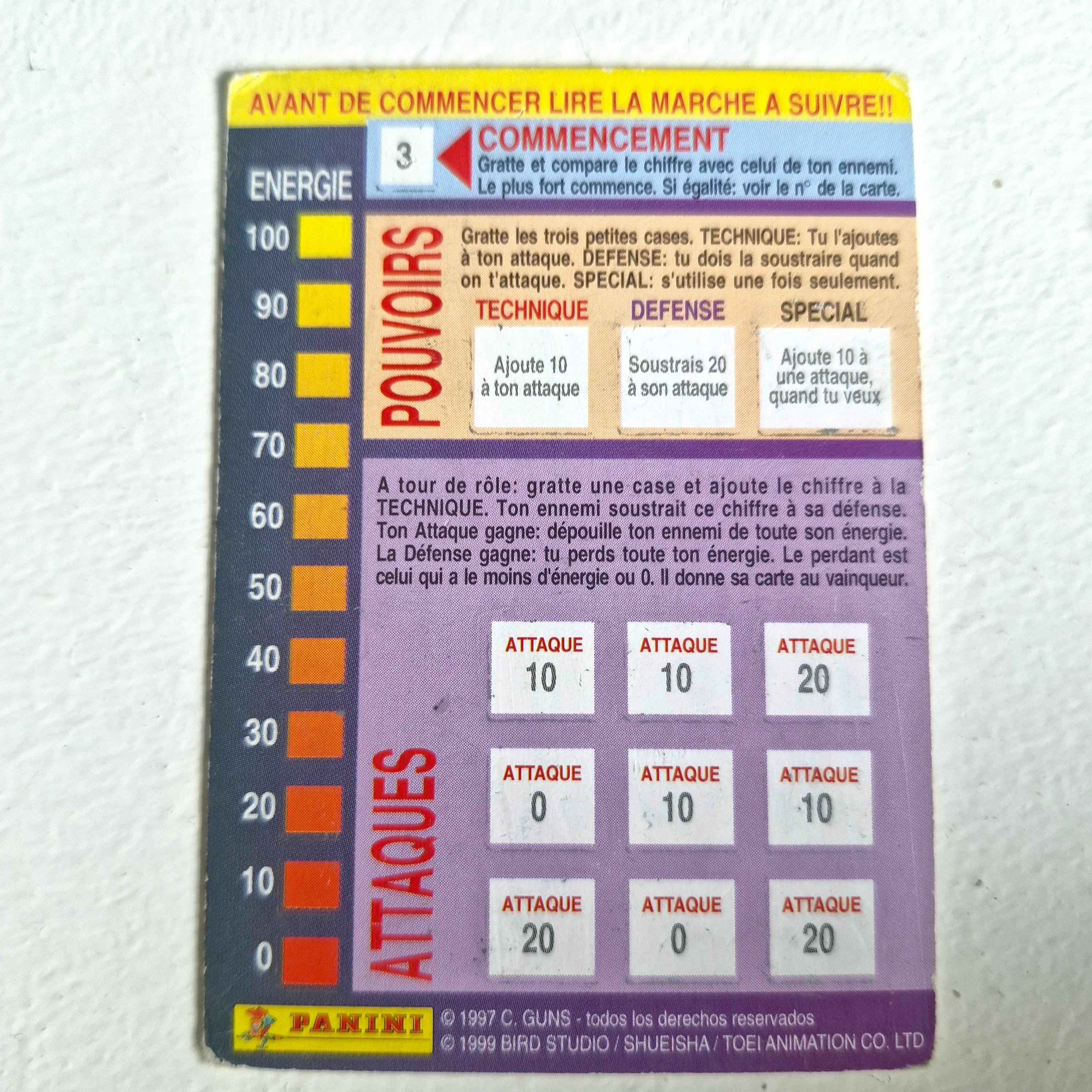 Dragon Ball - Carte Dragon Ball Fighting Cards 064