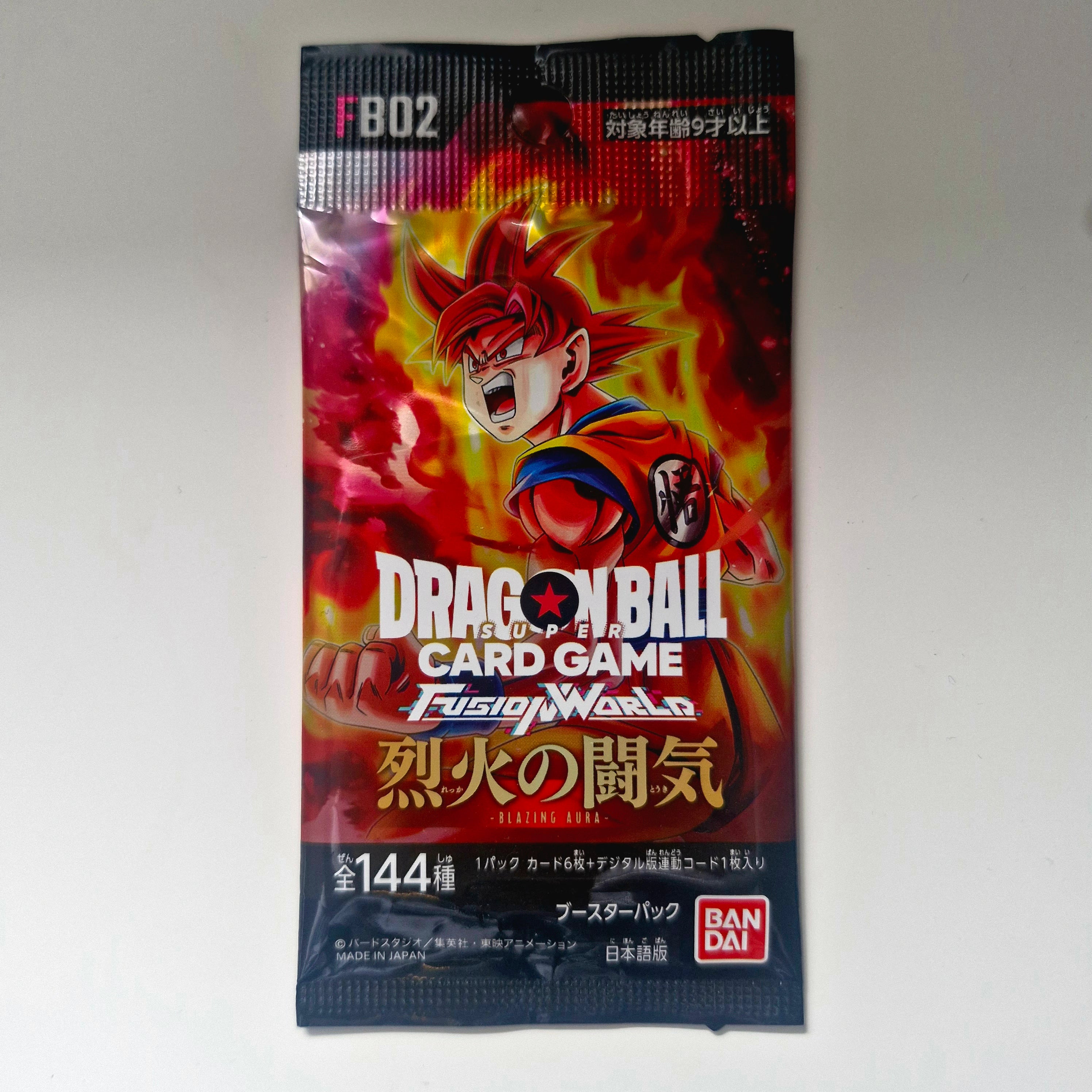 Dragon Ball - Booster cartes Dragon Ball Super Card Game Fusion World - Part FB02