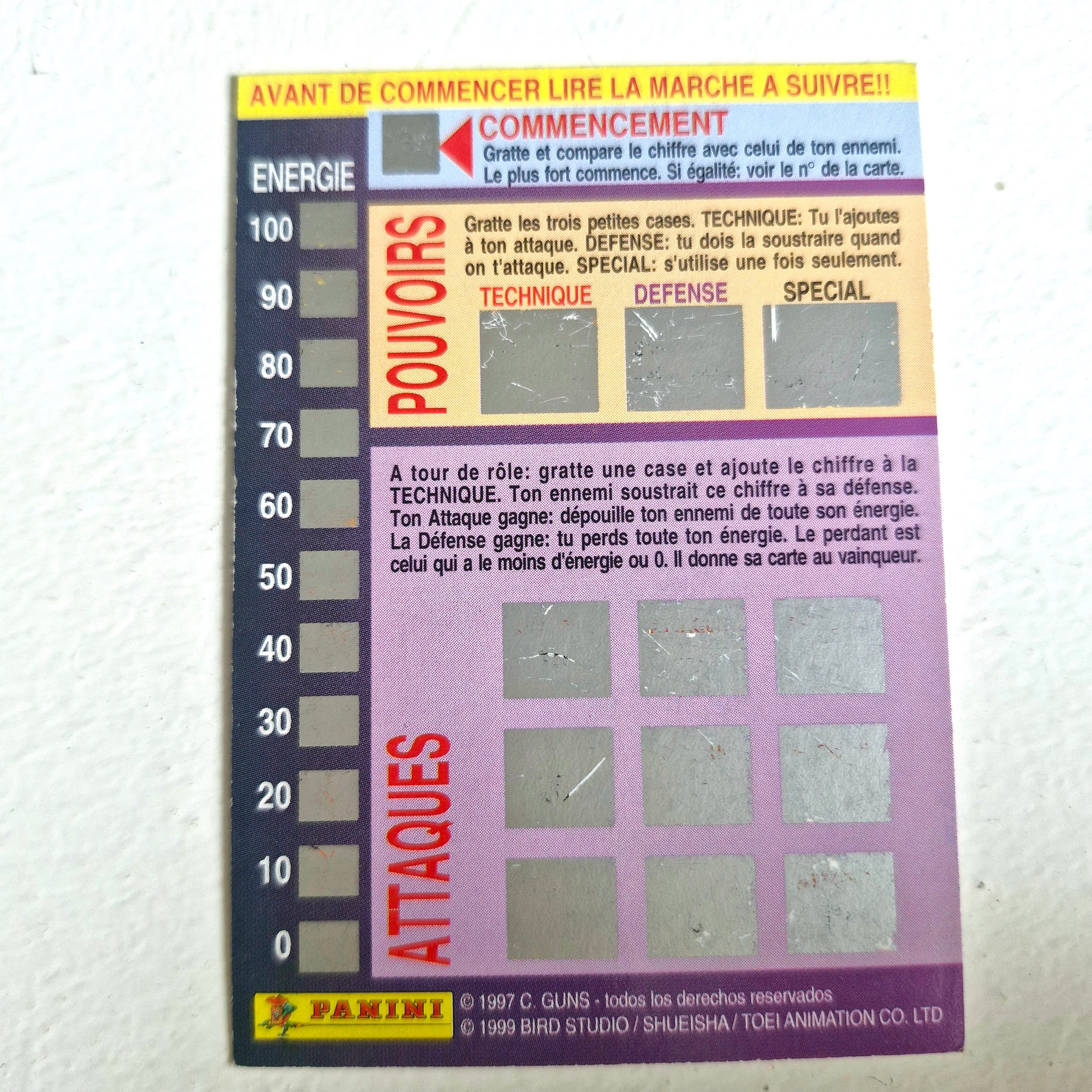 Dragon Ball - Carte Dragon Ball Fighting Cards 040