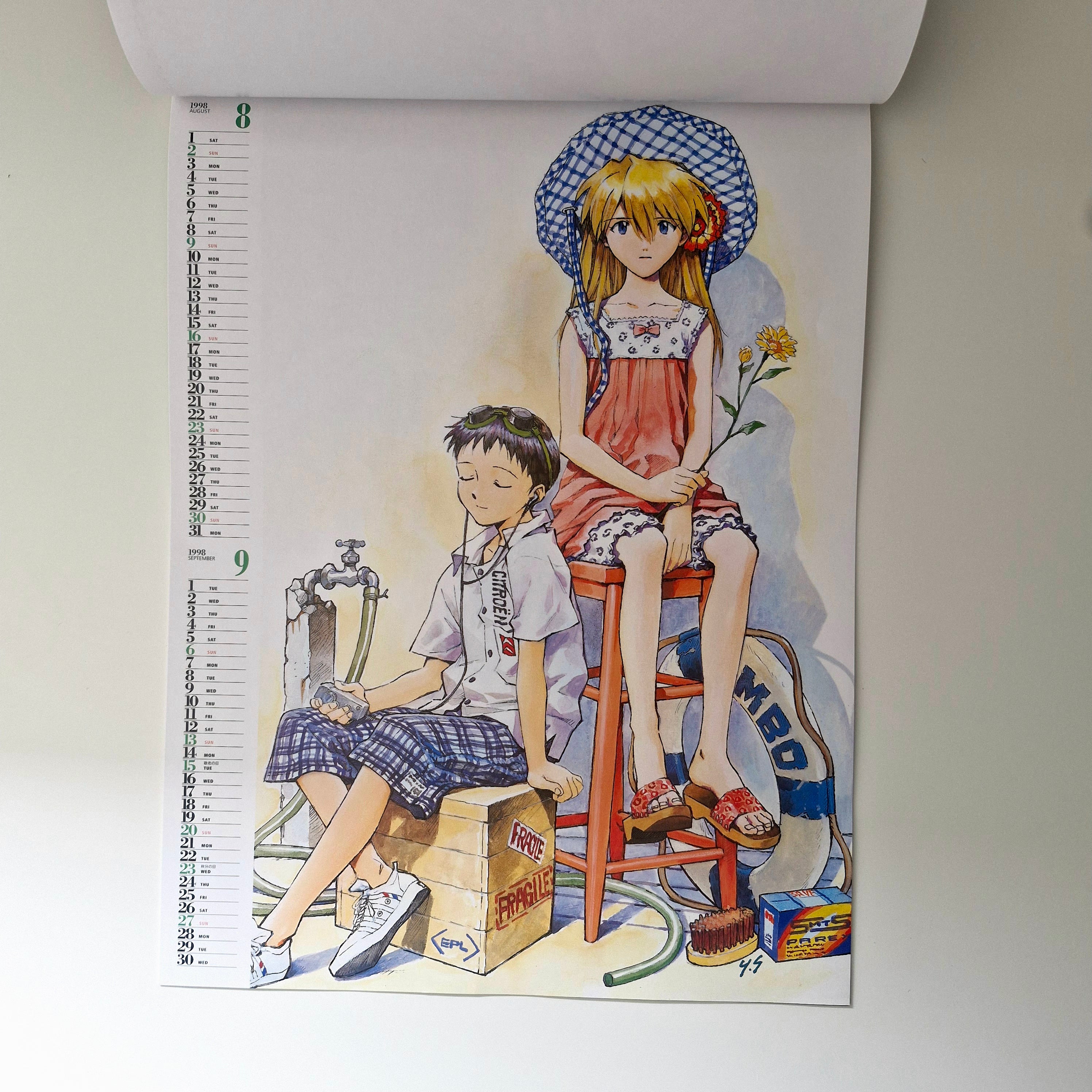 Evangelion Calendrier 1998