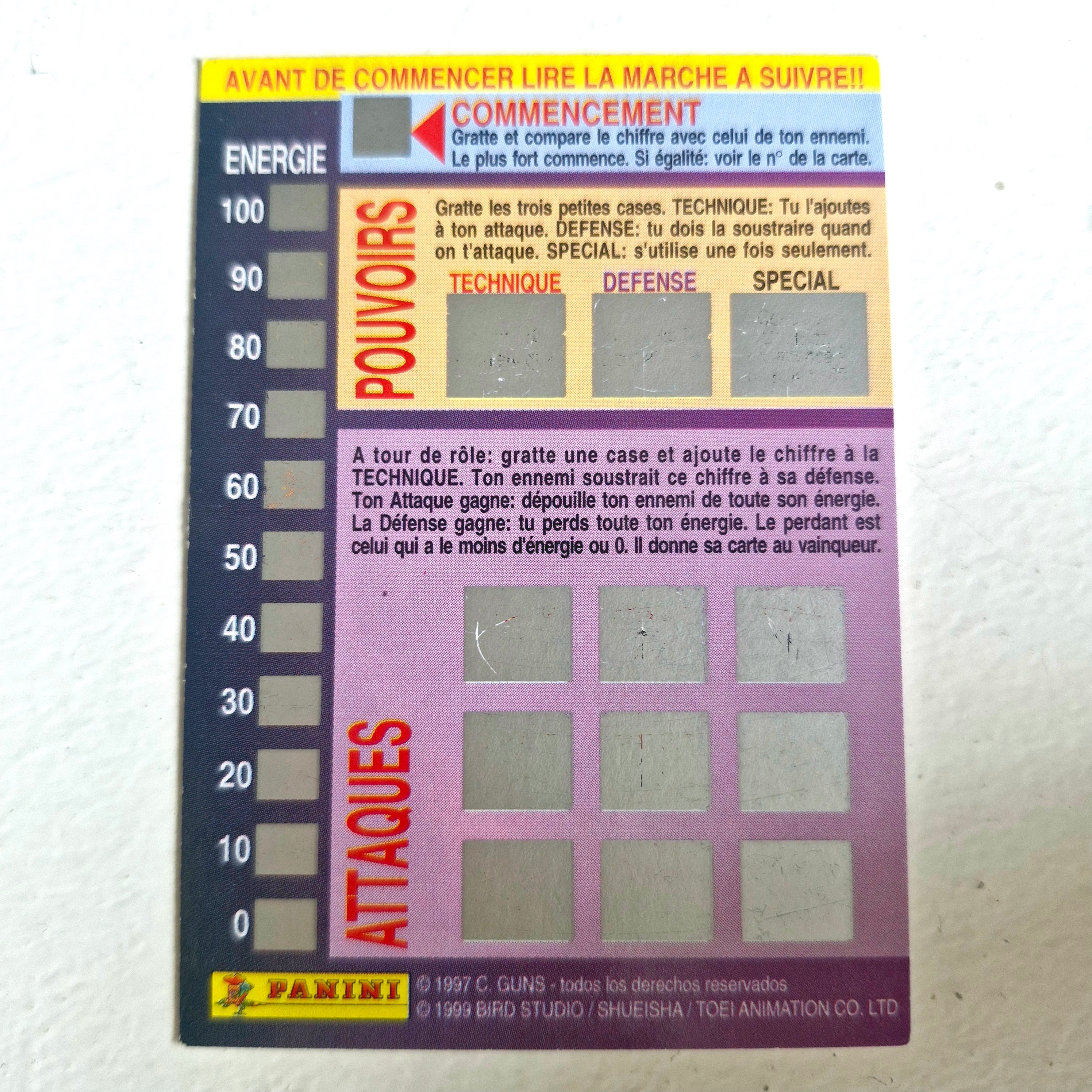 Dragon Ball - Carte Dragon Ball Fighting Cards 045