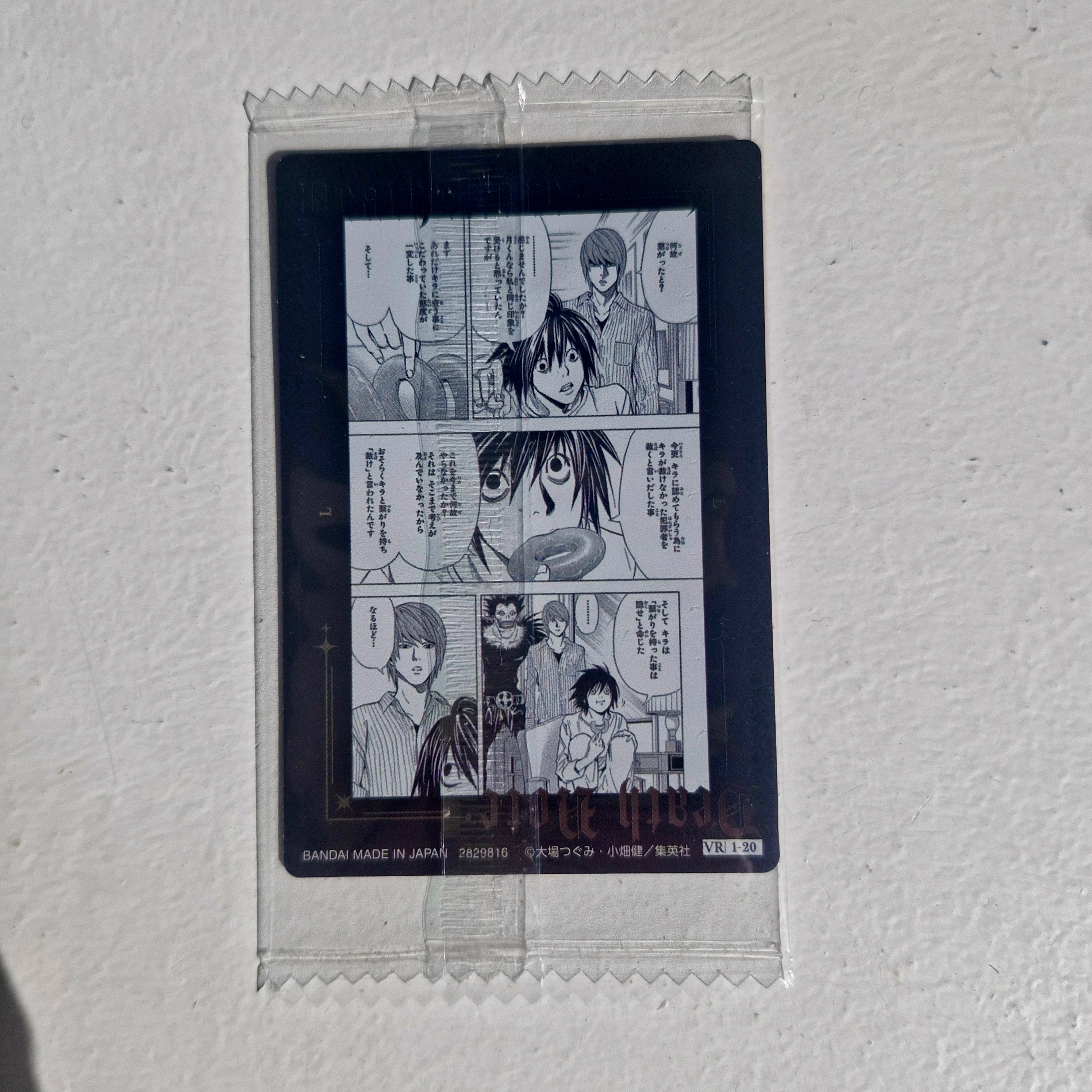 Death Note - Carte Wafers Part 01 - 20 VR