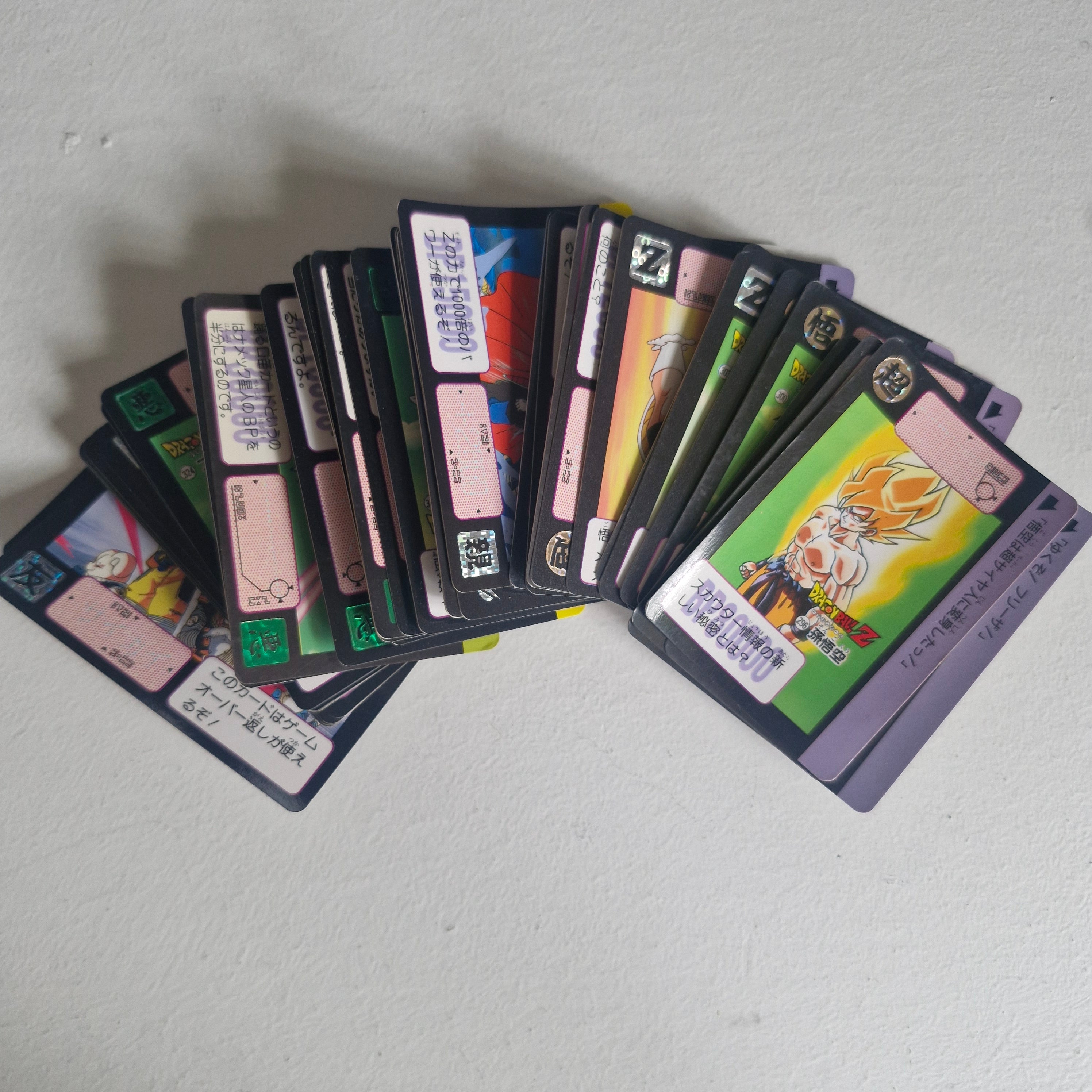Dragon Ball Carte Carddass Part 08 - Reg Set état bon