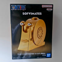 One Piece Figurine Sofvimates Golden Den Den Mushi