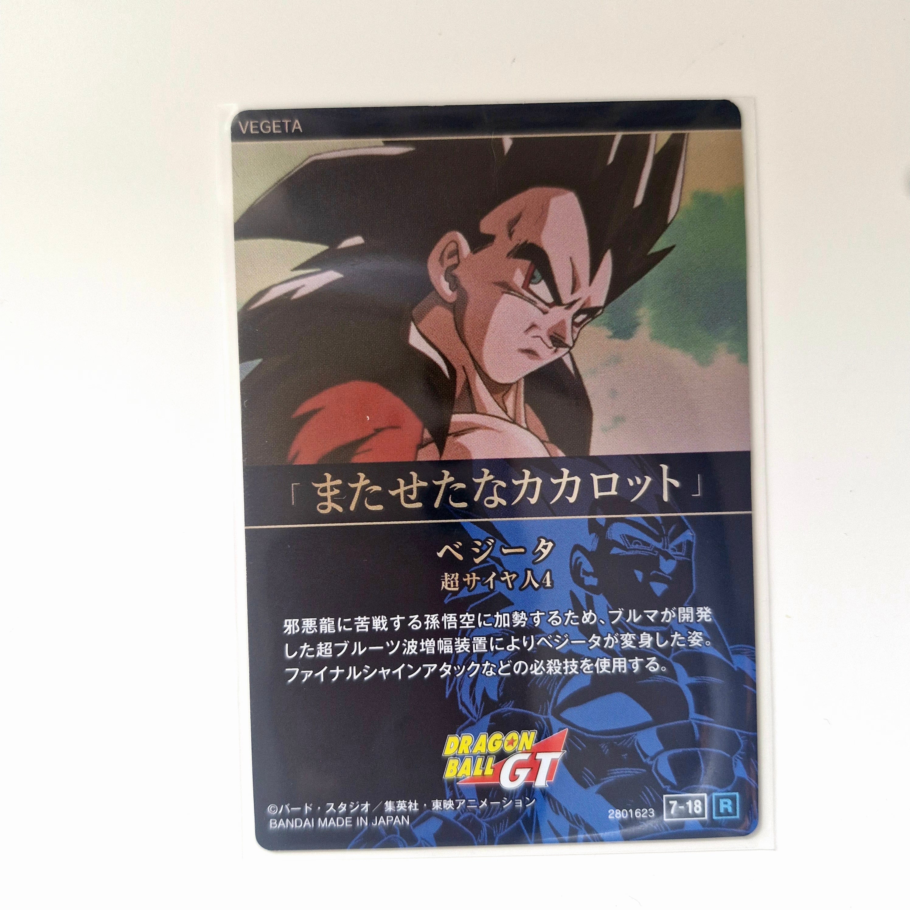 Dragon Ball - Carte Itajaga Part 07 - 18 R (sans étui) état bon