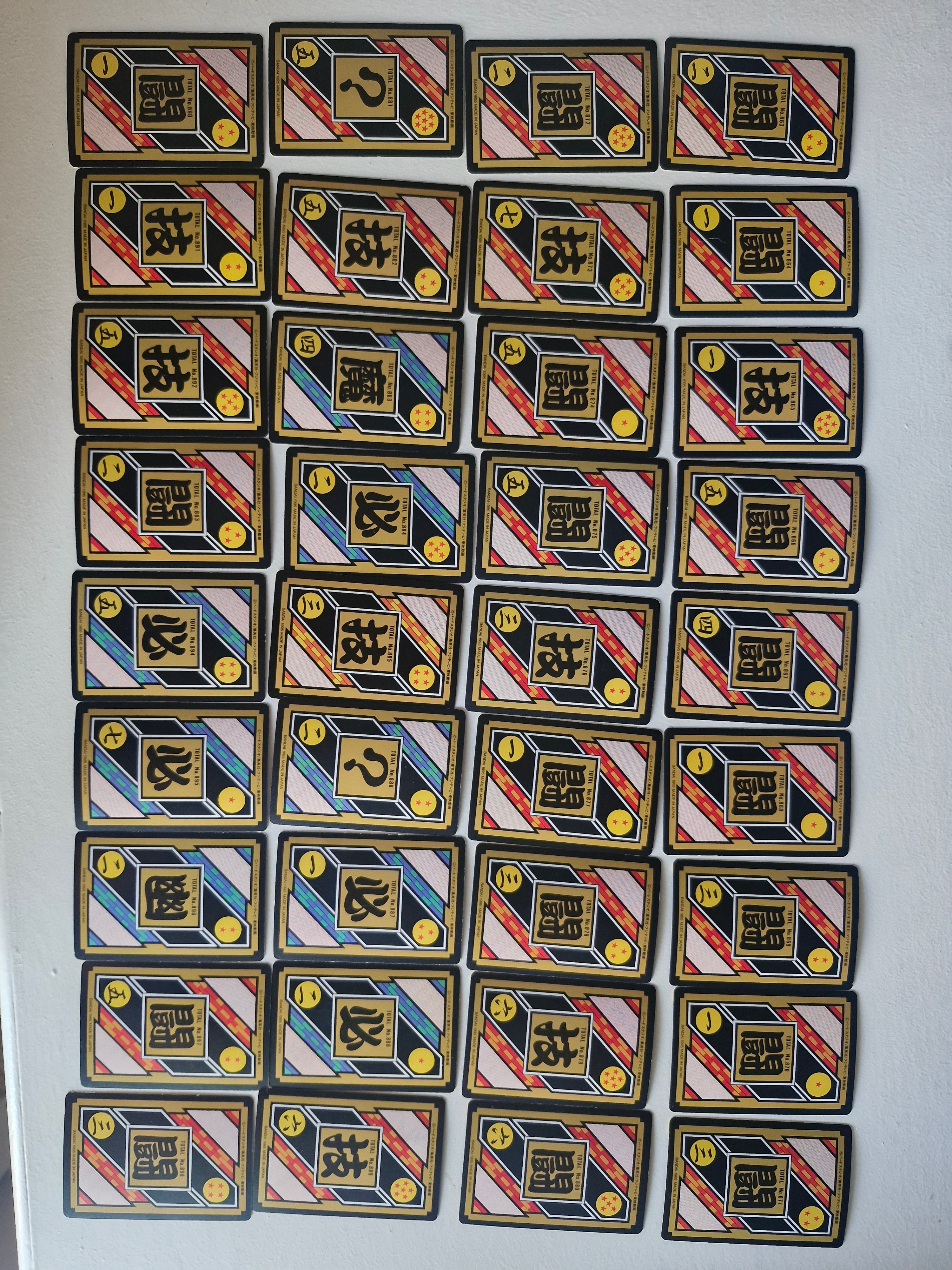 Dragon Ball Carte Carddass Part 22 - Reg Set état bon