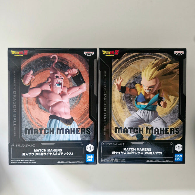 Dragon Ball Figurine Lot de 2 Match Makers Gotenks VS Buu