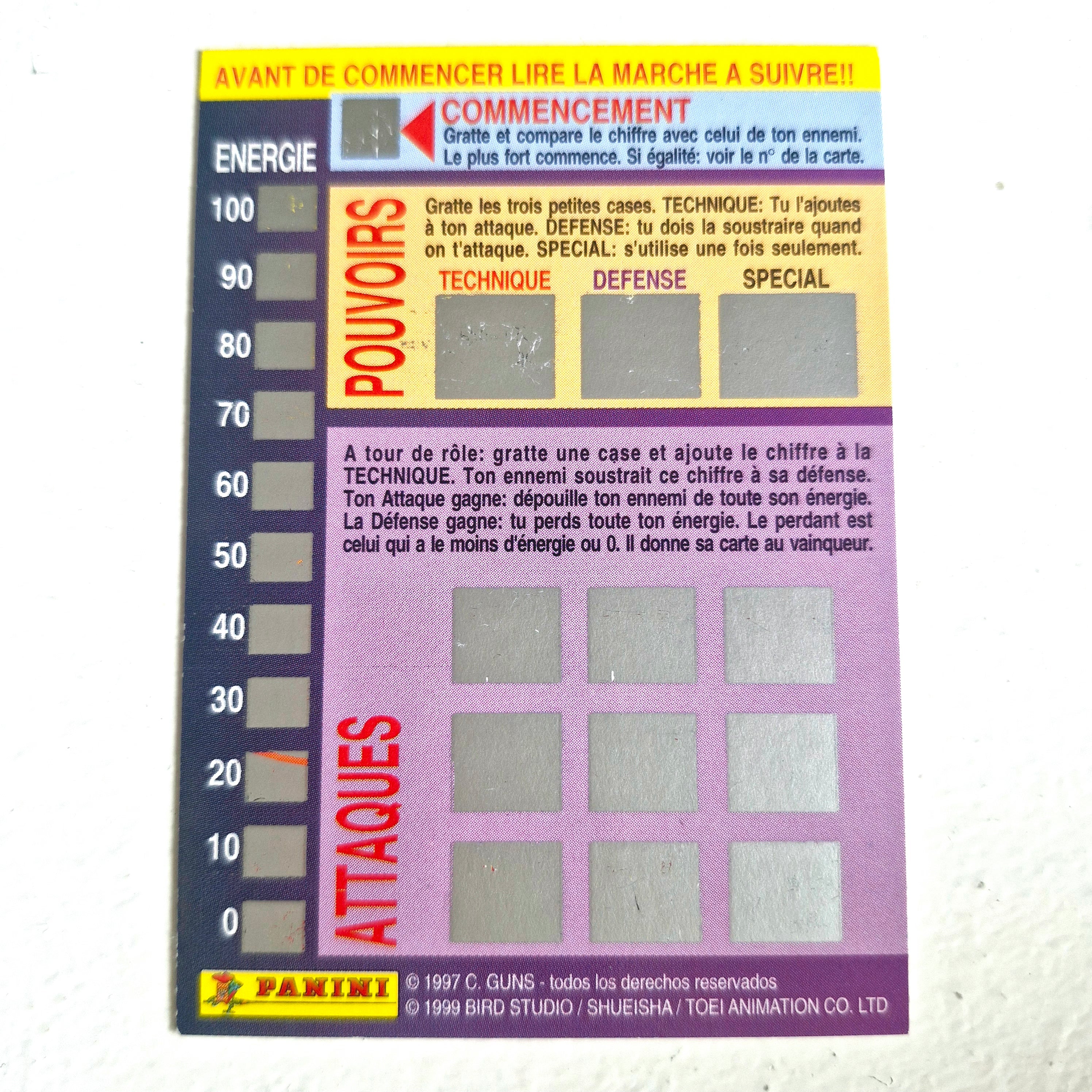 Dragon Ball - Carte Dragon Ball Fighting Cards 048
