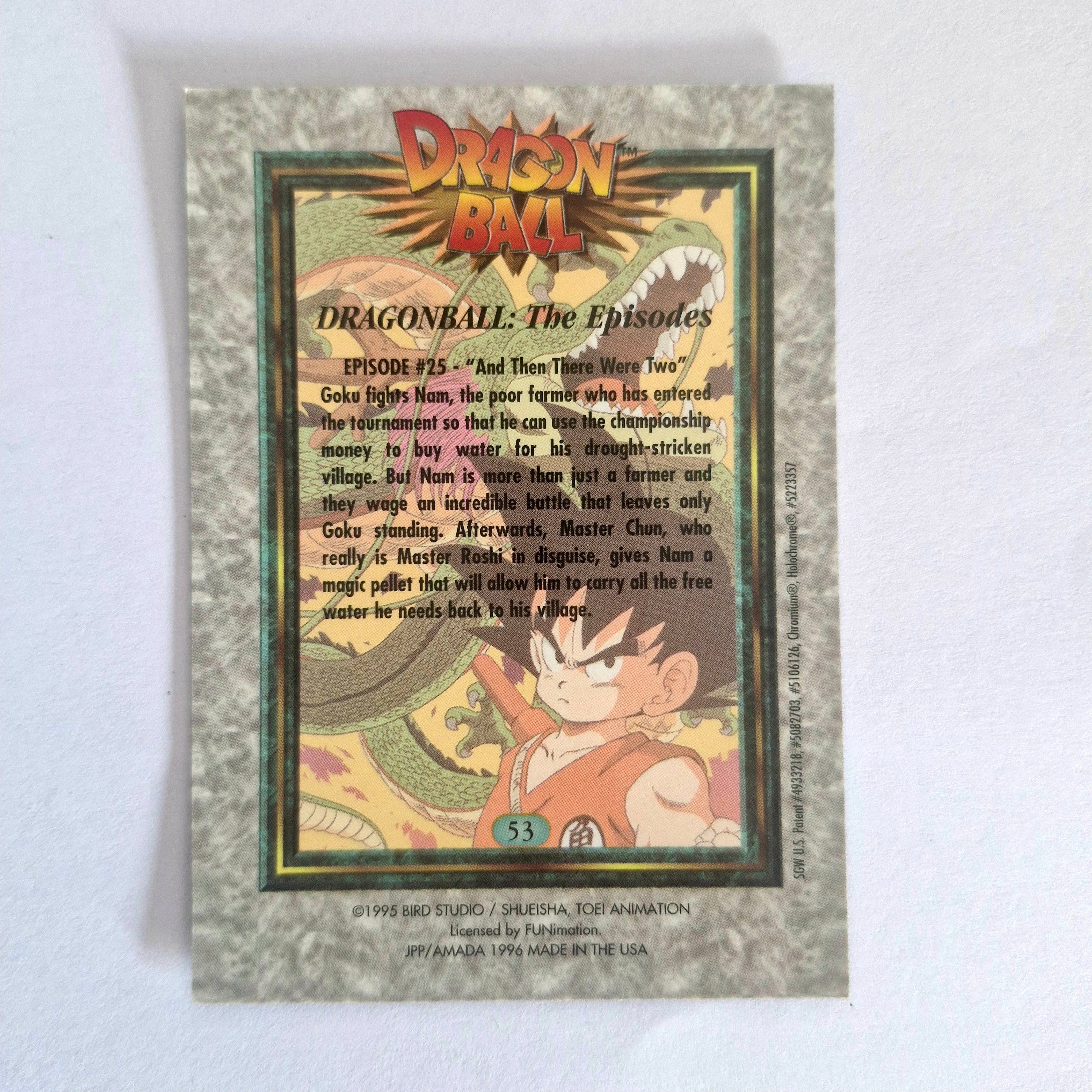 Dragon Ball - Carte Chromium Dragon Ball (US) - 53