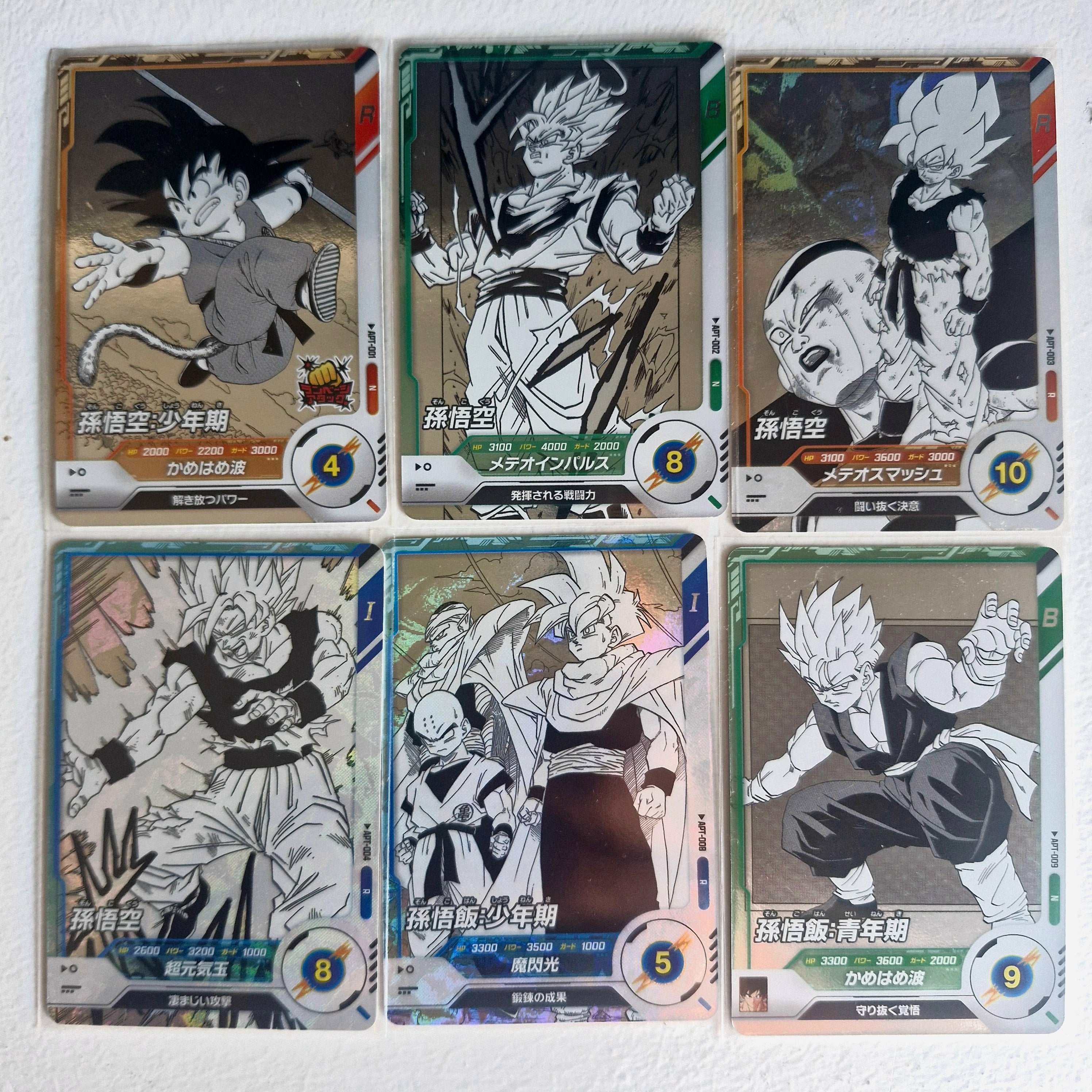Dragon Ball - Cartes Dragon Ball Super Divers APT Reg & Rare Set 40th anniversary