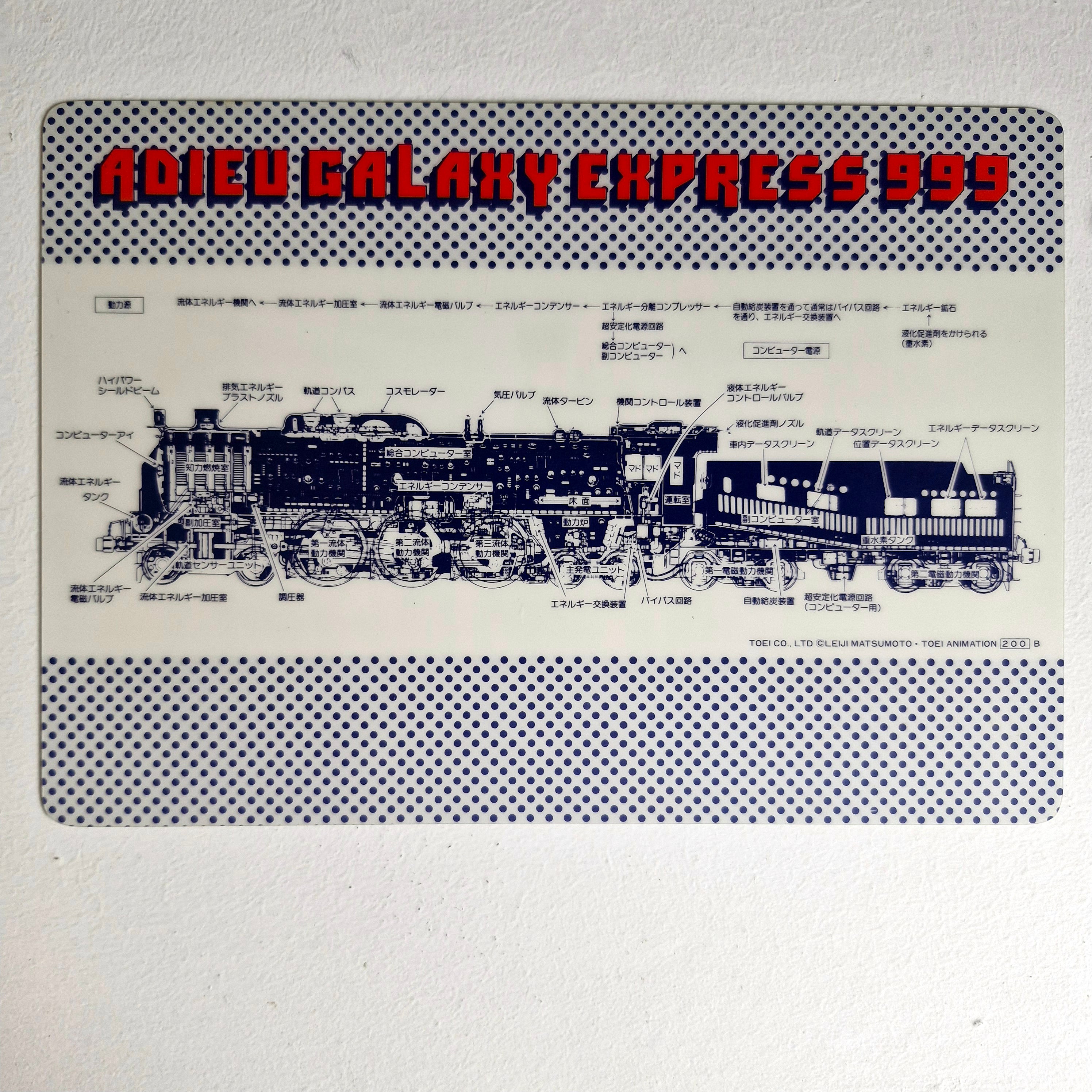 Galaxy Express 999 Shitajiki