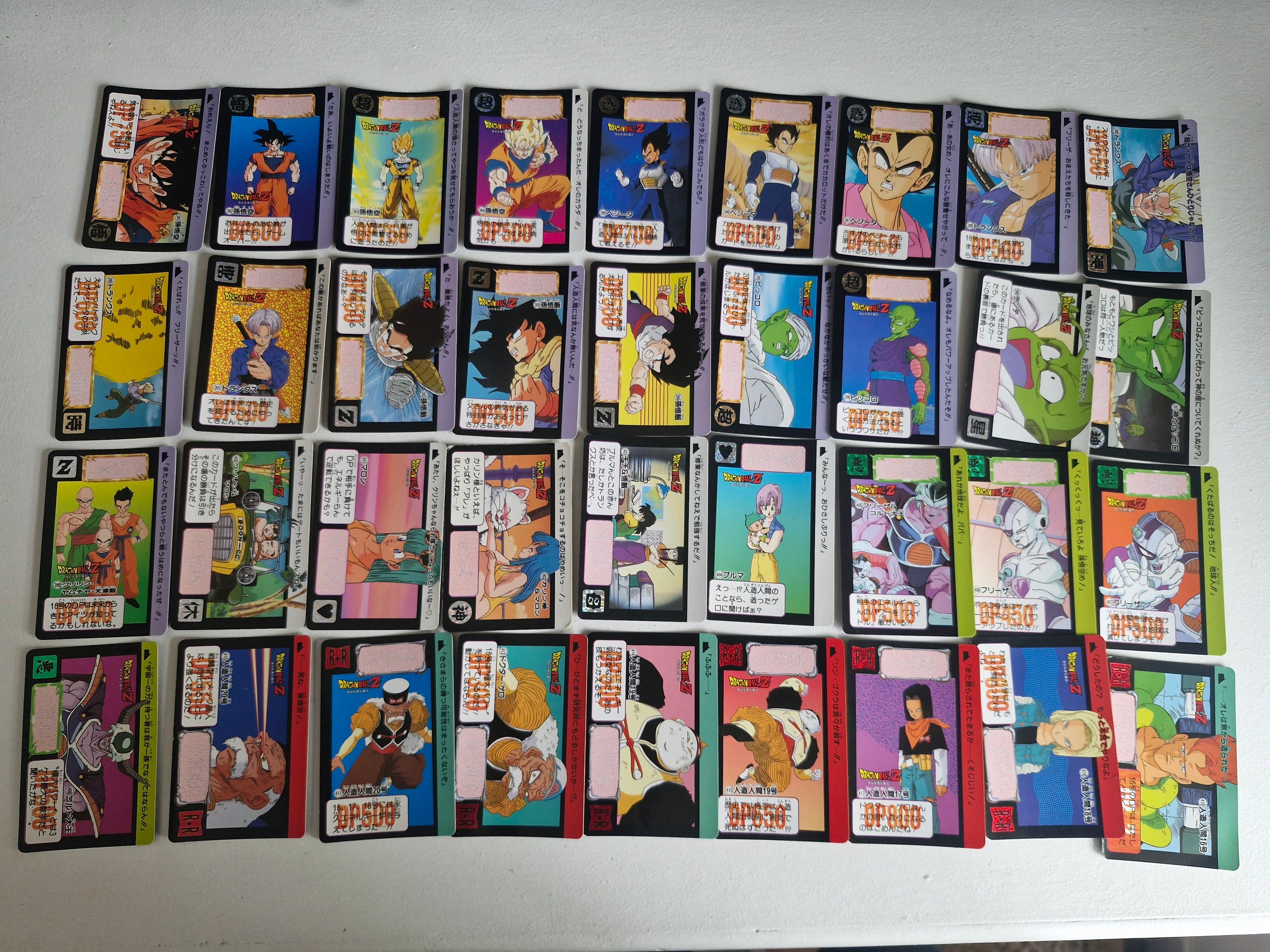Dragon Ball Carte Carddass Part 10 - Reg Set état bon