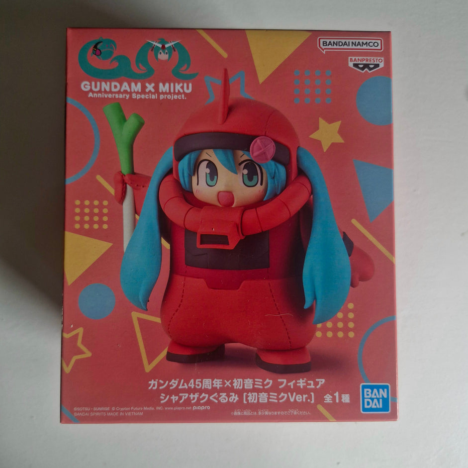 Gundam X Hatsune Miku Special Anniversary Figurine Banpresto Hatsune Miku