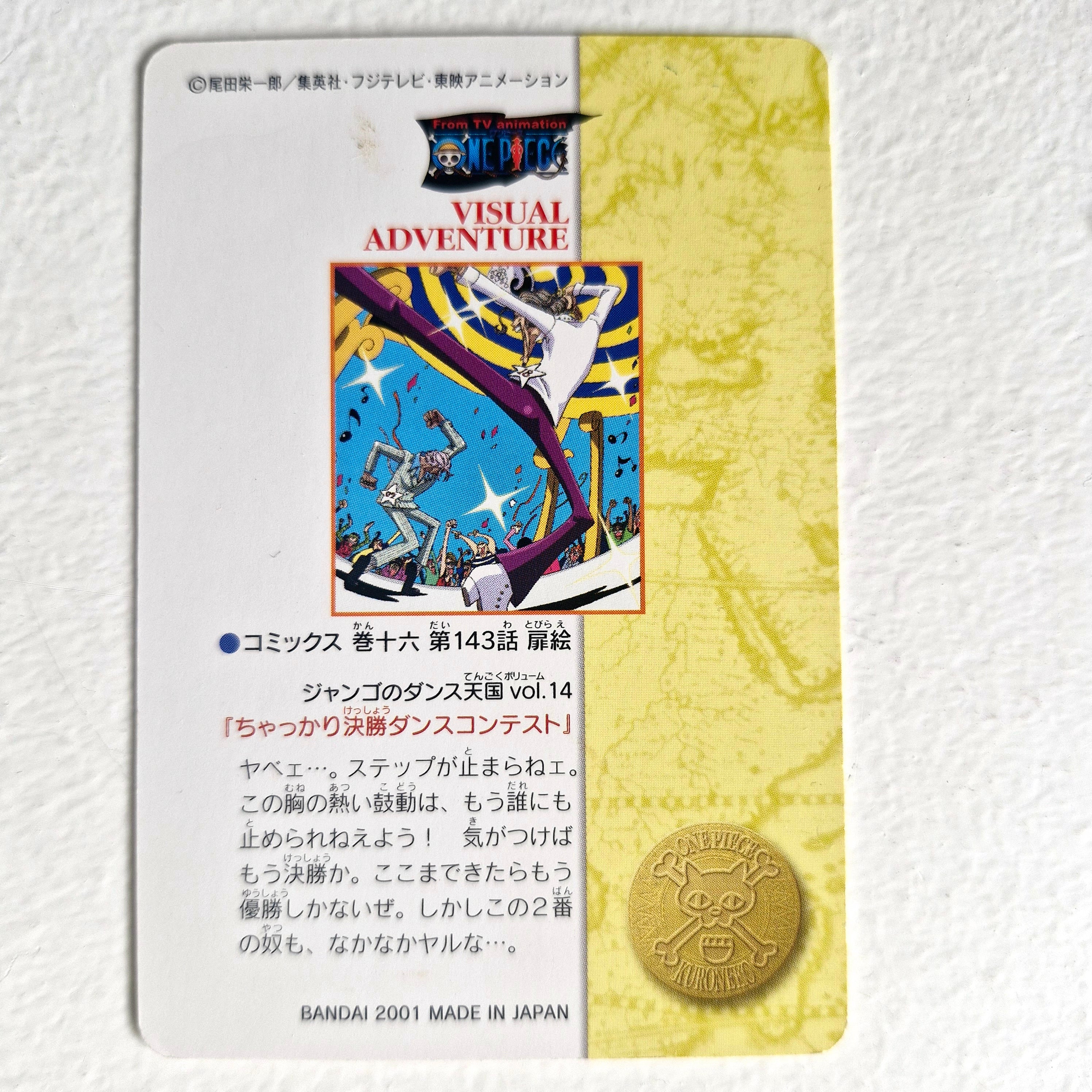 One Piece - Carte Visual Adventure Part 4 - 168 état bon