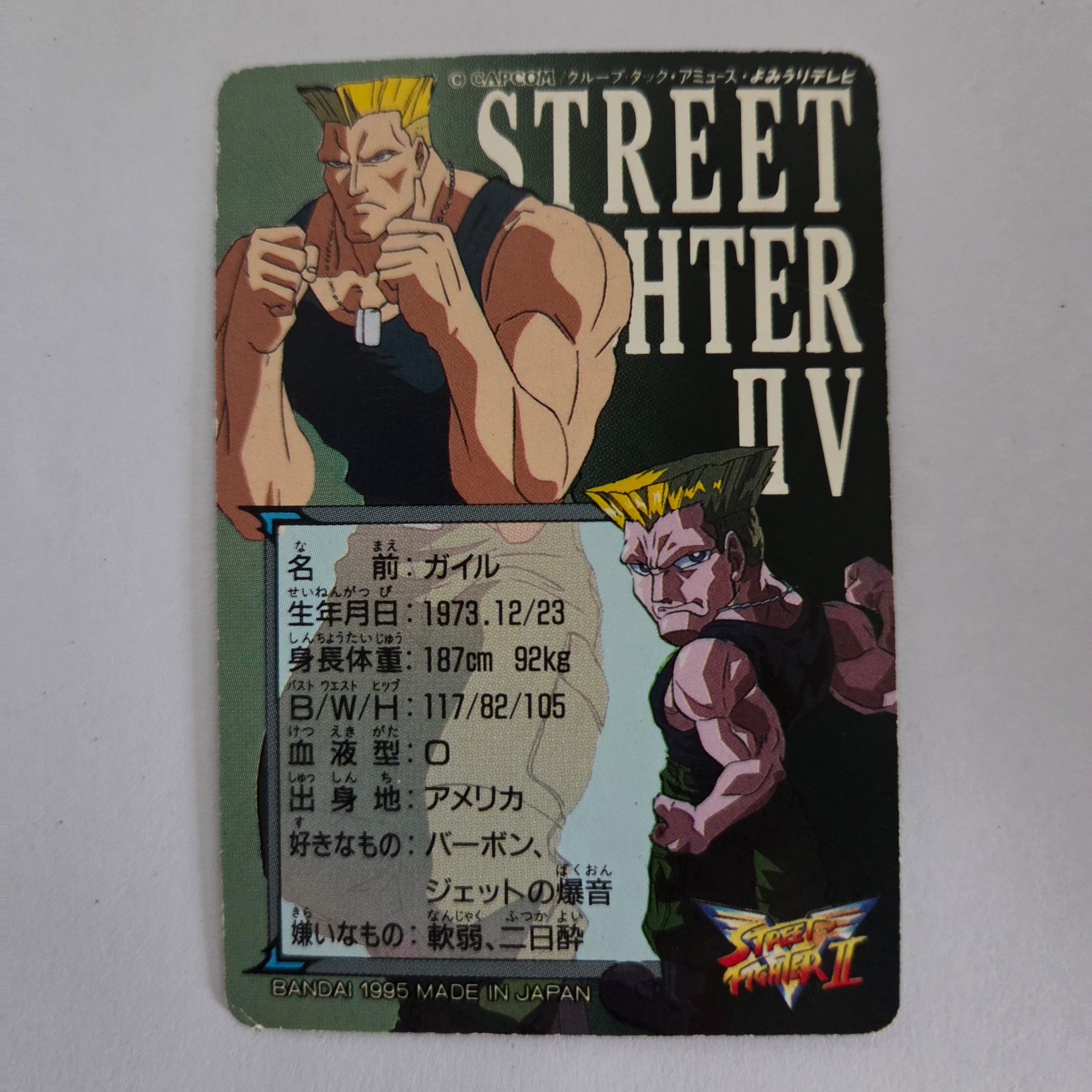 Street Fighter - Carte Carddass Street Fighter II V - 13