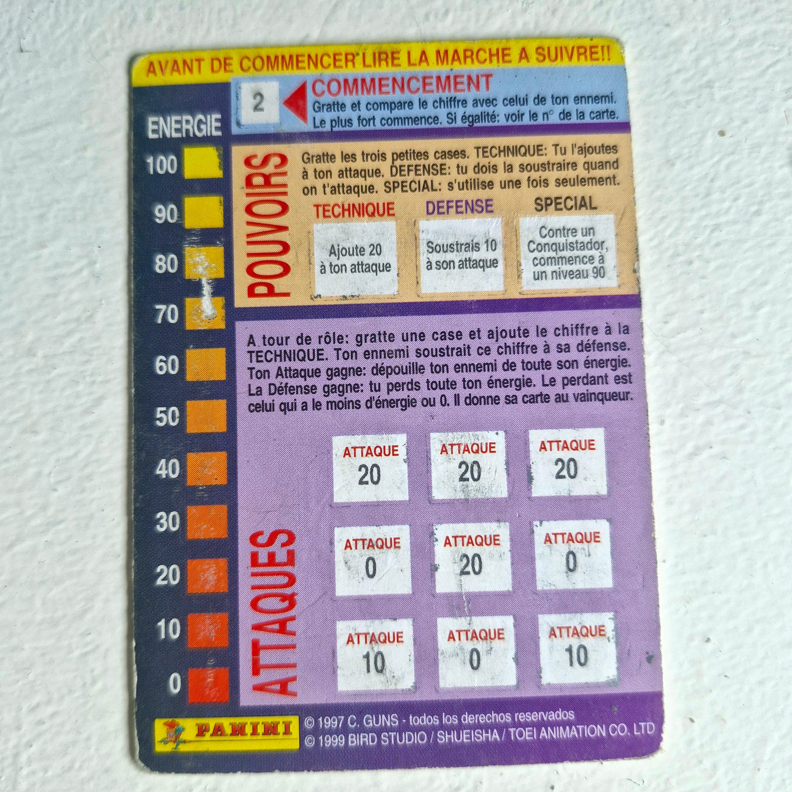 Dragon Ball - Carte Dragon Ball Fighting Cards 081