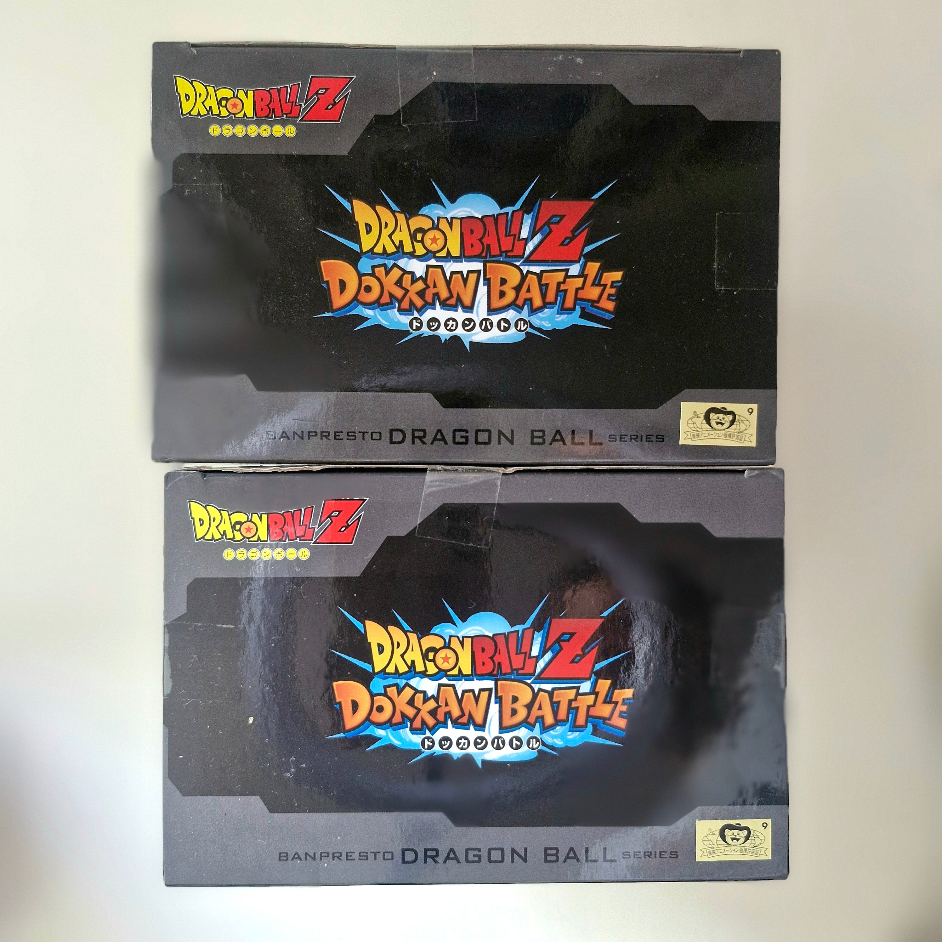 Dragon Ball Figurine Lot de 2 Banpresto Dokkan Battle Gogeta & Vegetto