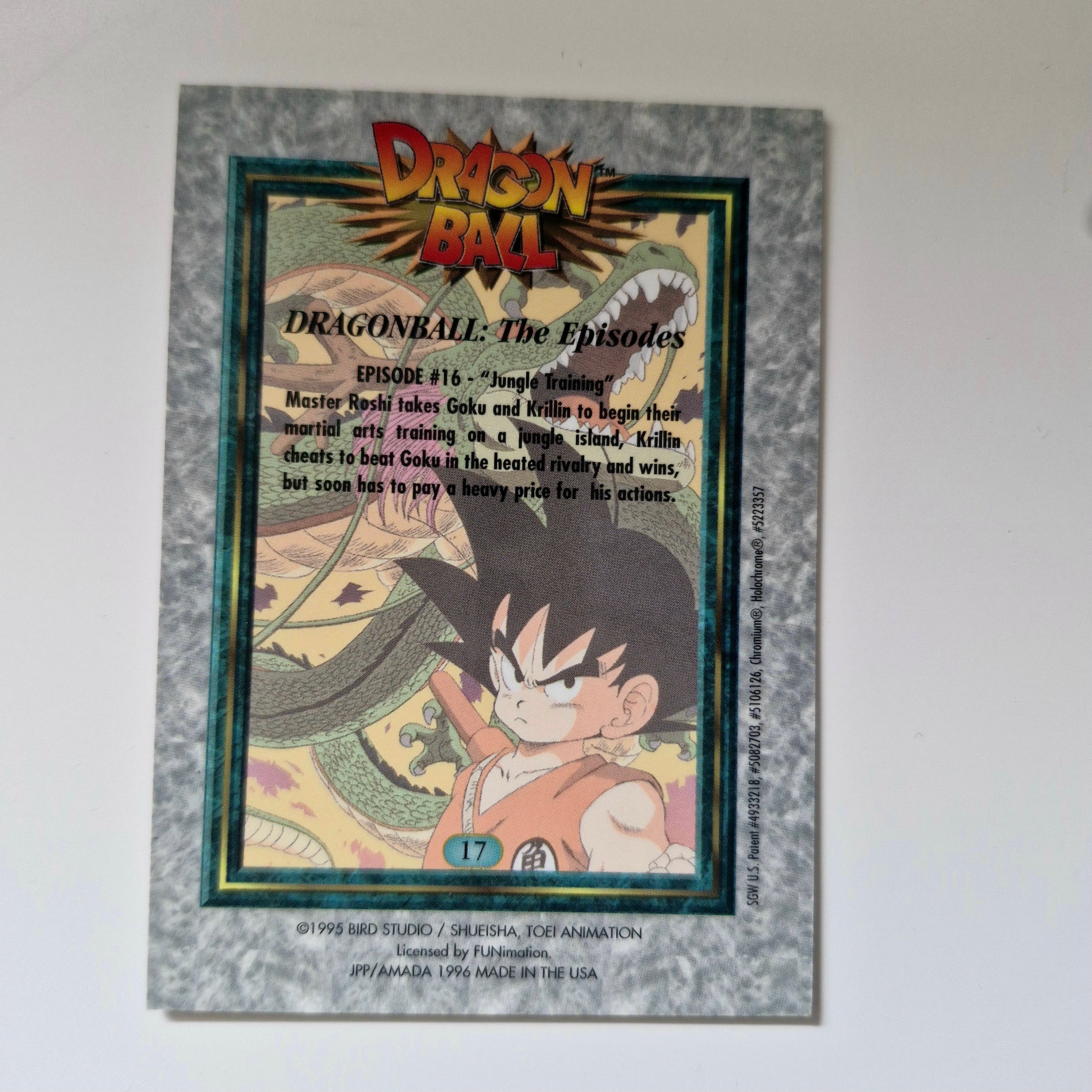 Dragon Ball - Carte Chromium Dragon Ball (US) - 17 état bon