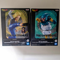 Dragon Ball Figurine Lot de 2 Match Makers Android 18 VS Mighty Mask