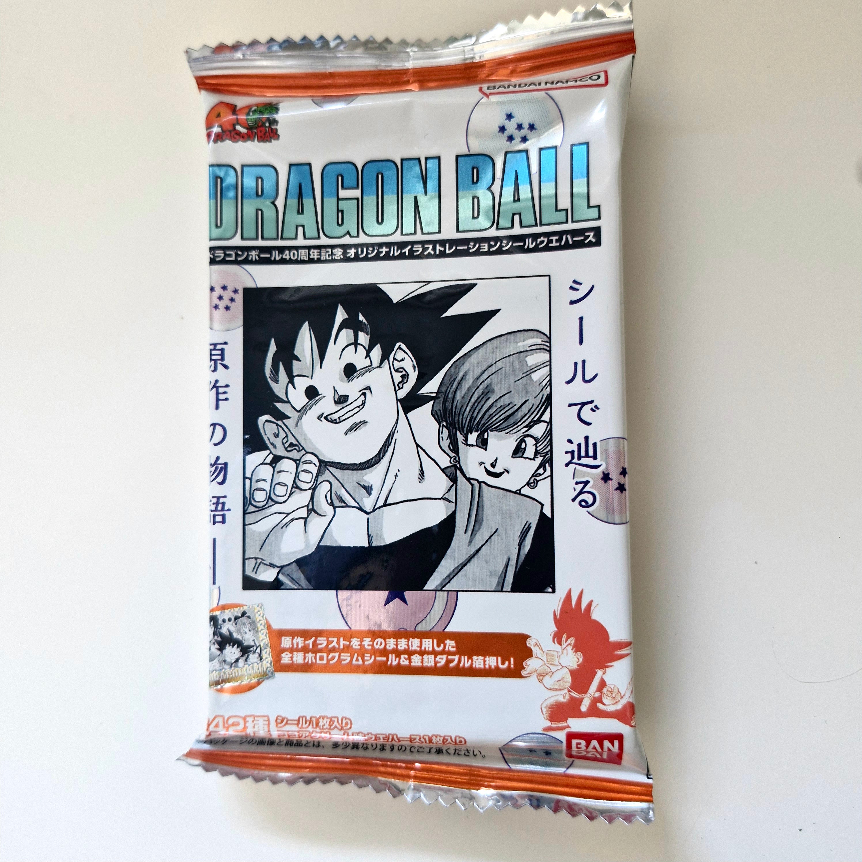 Dragon Ball - Booster Dragon Ball 40th anniversary Sticker Wafers Part 01 Visuel 1