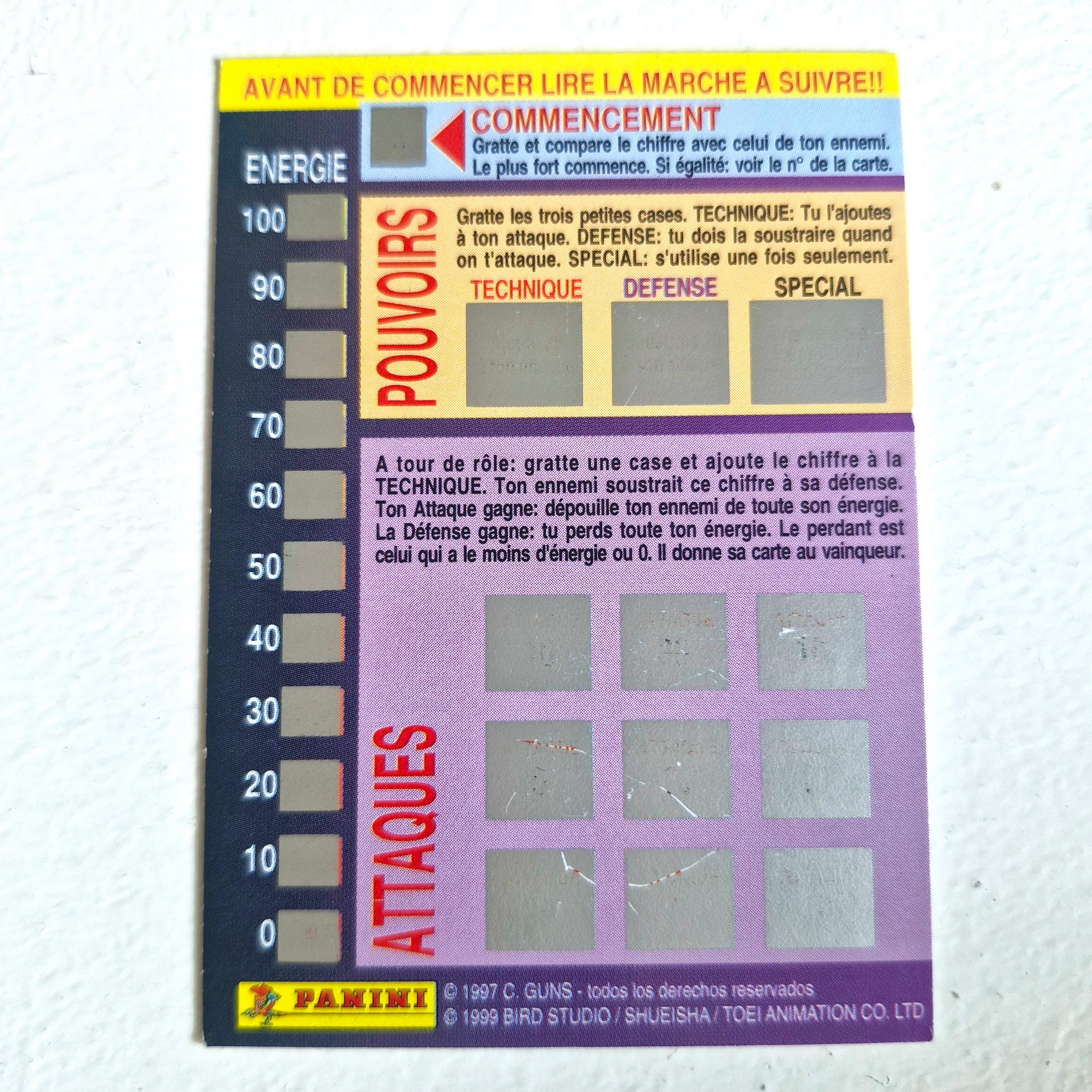 Dragon Ball - Carte Dragon Ball Fighting Cards 030