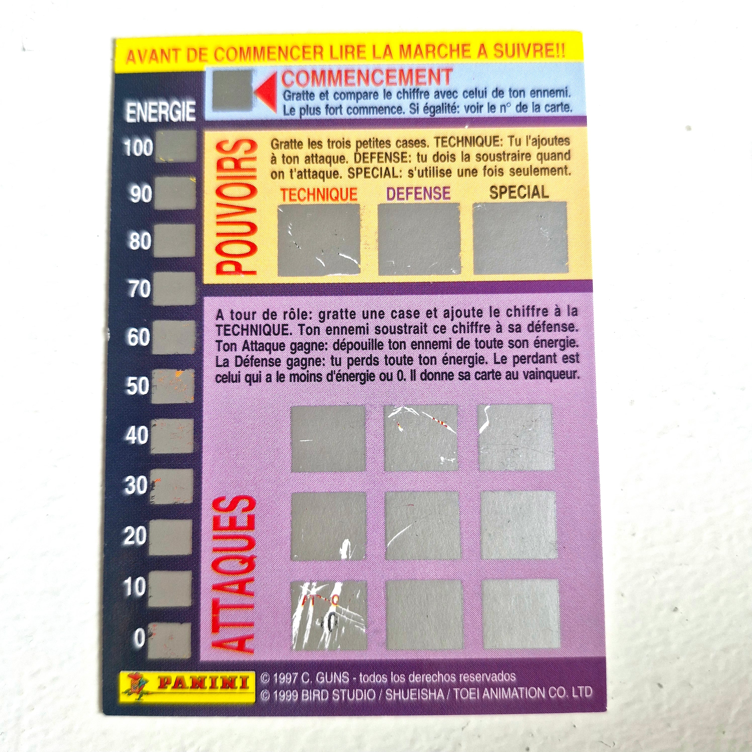 Dragon Ball - Carte Dragon Ball Fighting Cards 049