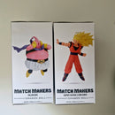 Dragon Ball Figurine Lot de 2 Match Makers Buu VS Goku SSJ3