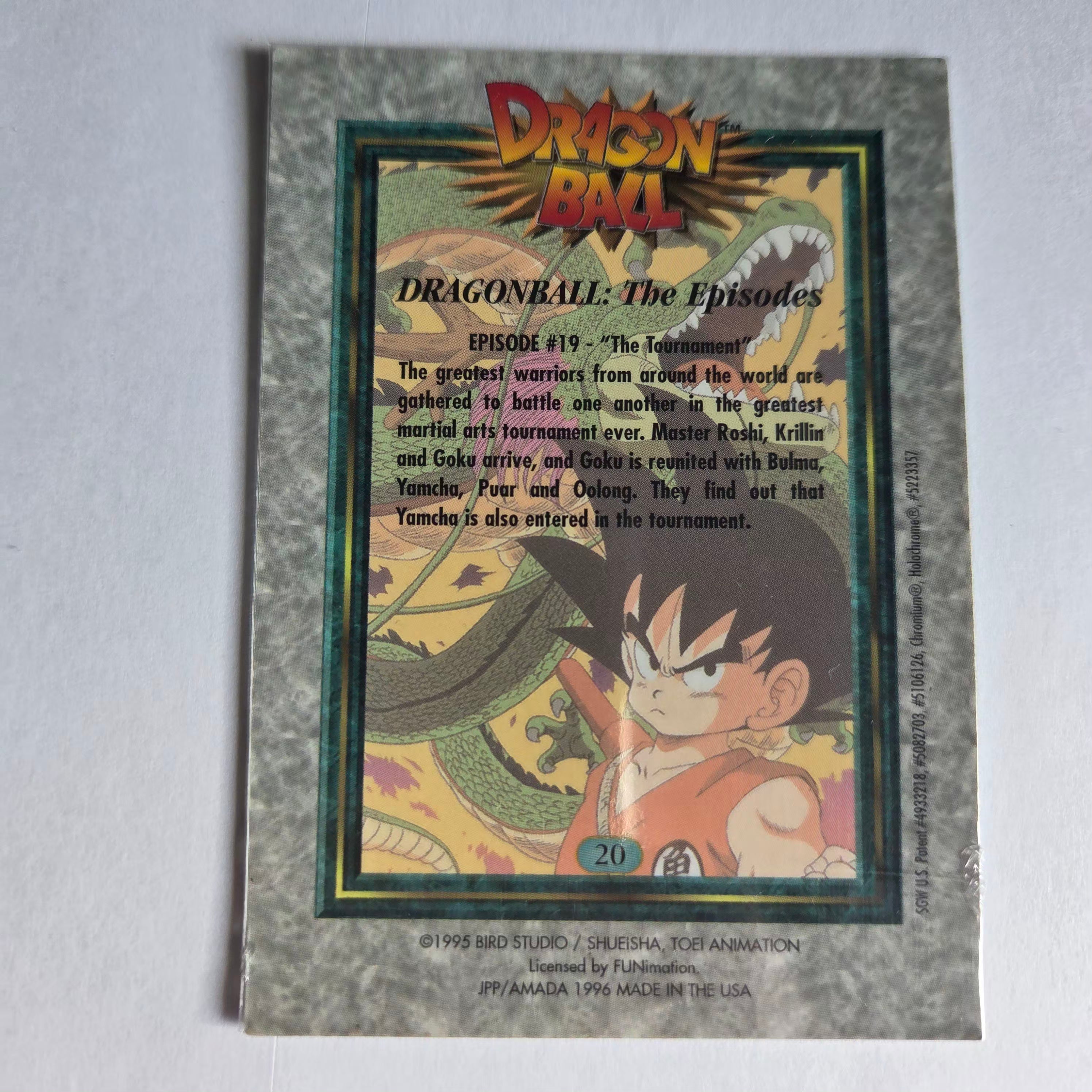 Dragon Ball - Carte Chromium Dragon Ball (US) - 20