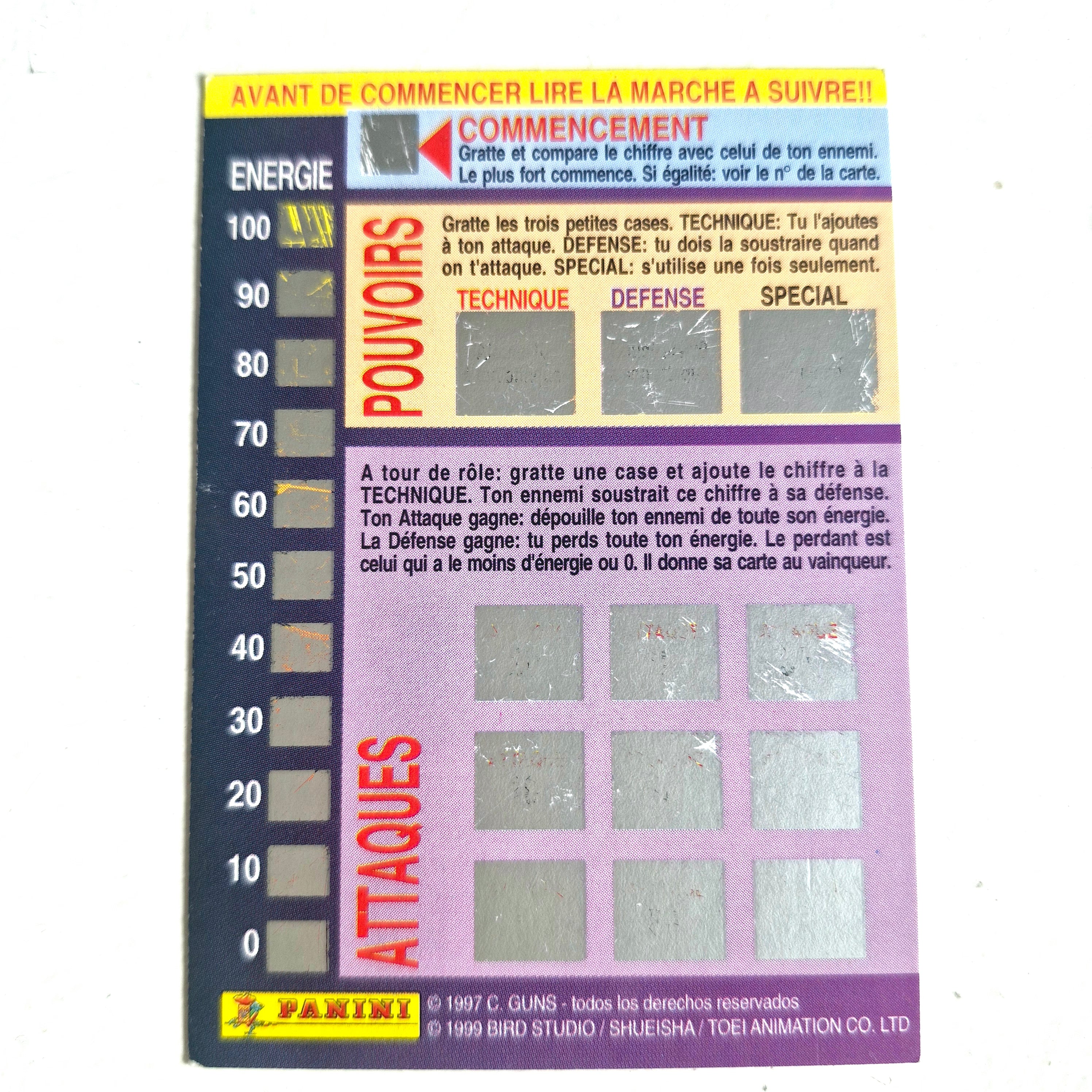 Dragon Ball - Carte Dragon Ball Fighting Cards 059