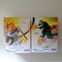 One Piece Figurine Lot de 2 figurines Senkouzekkei S-Hawk & Zoro