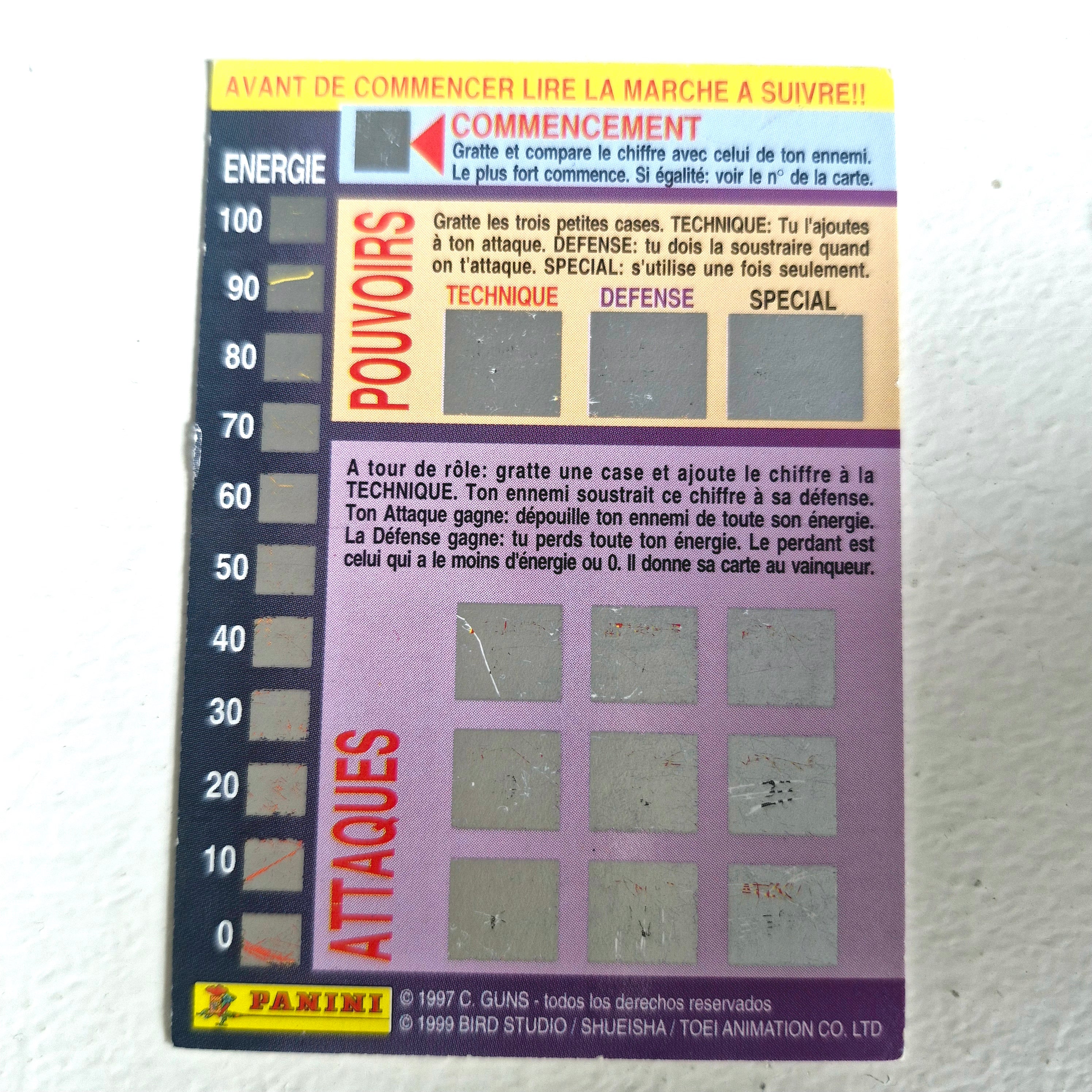 Dragon Ball - Carte Dragon Ball Fighting Cards 069