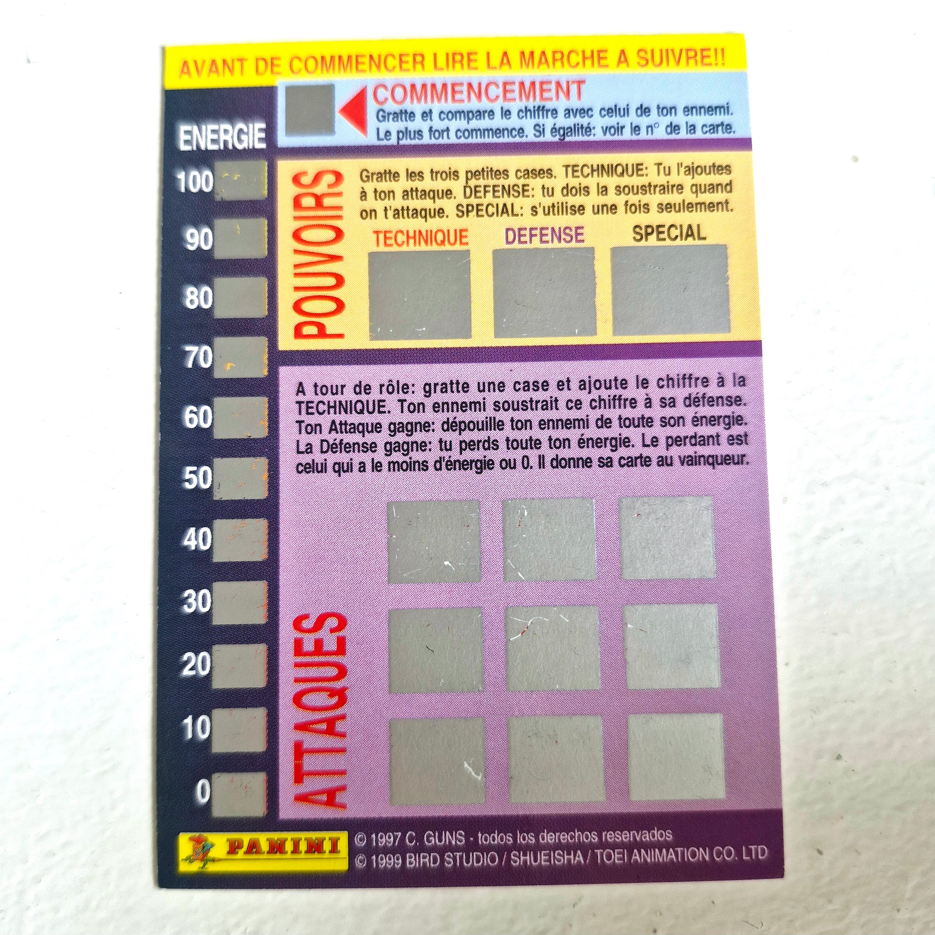 Dragon Ball - Carte Dragon Ball Fighting Cards 046