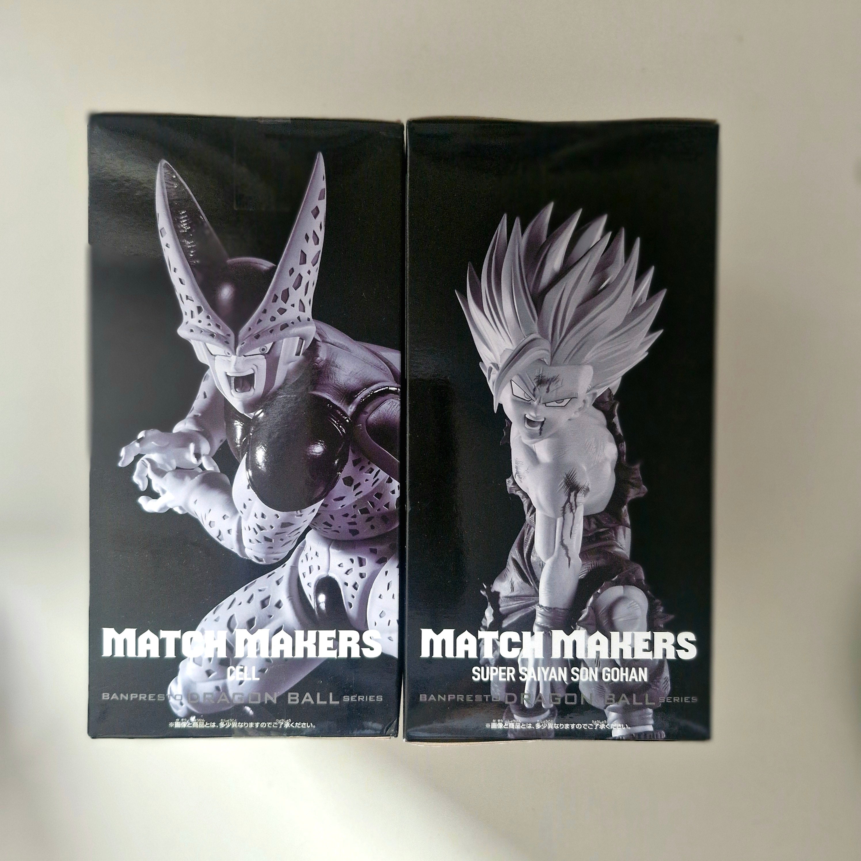 Dragon Ball Figurine Lot de 2 Match Makers Cell VS Gohan SSJ2