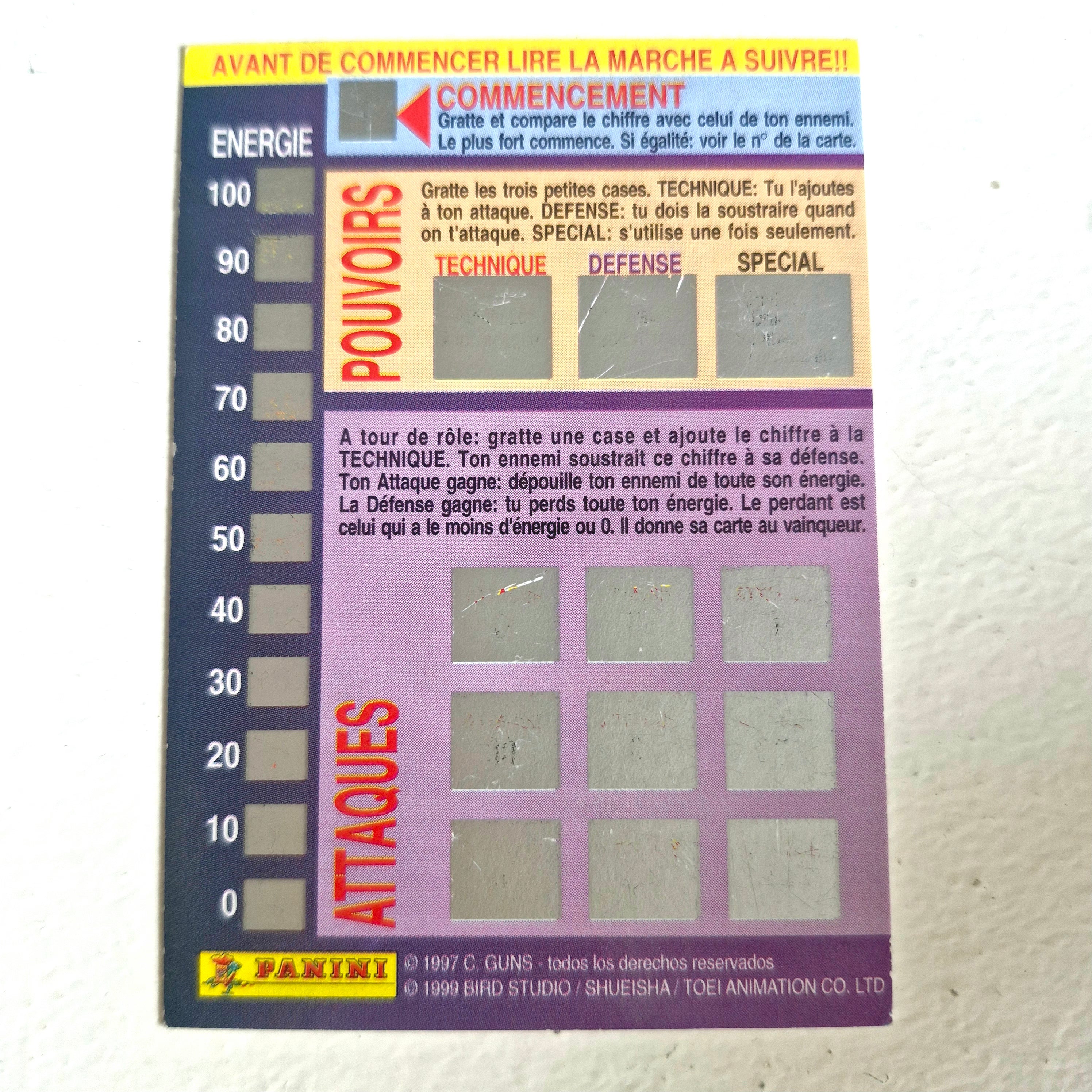 Dragon Ball - Carte Dragon Ball Fighting Cards 055