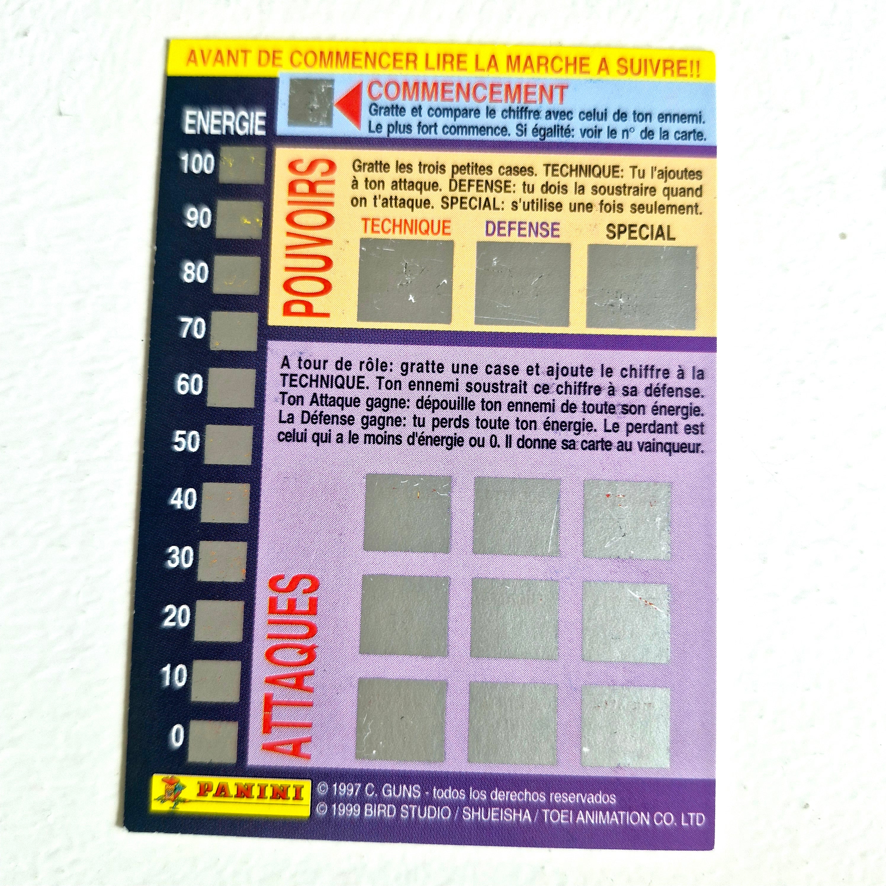 Dragon Ball - Carte Dragon Ball Fighting Cards 021