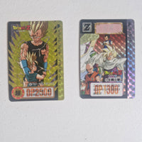 2 cartes prism  Dragon Ball Carddass Hondan pour Sylvain